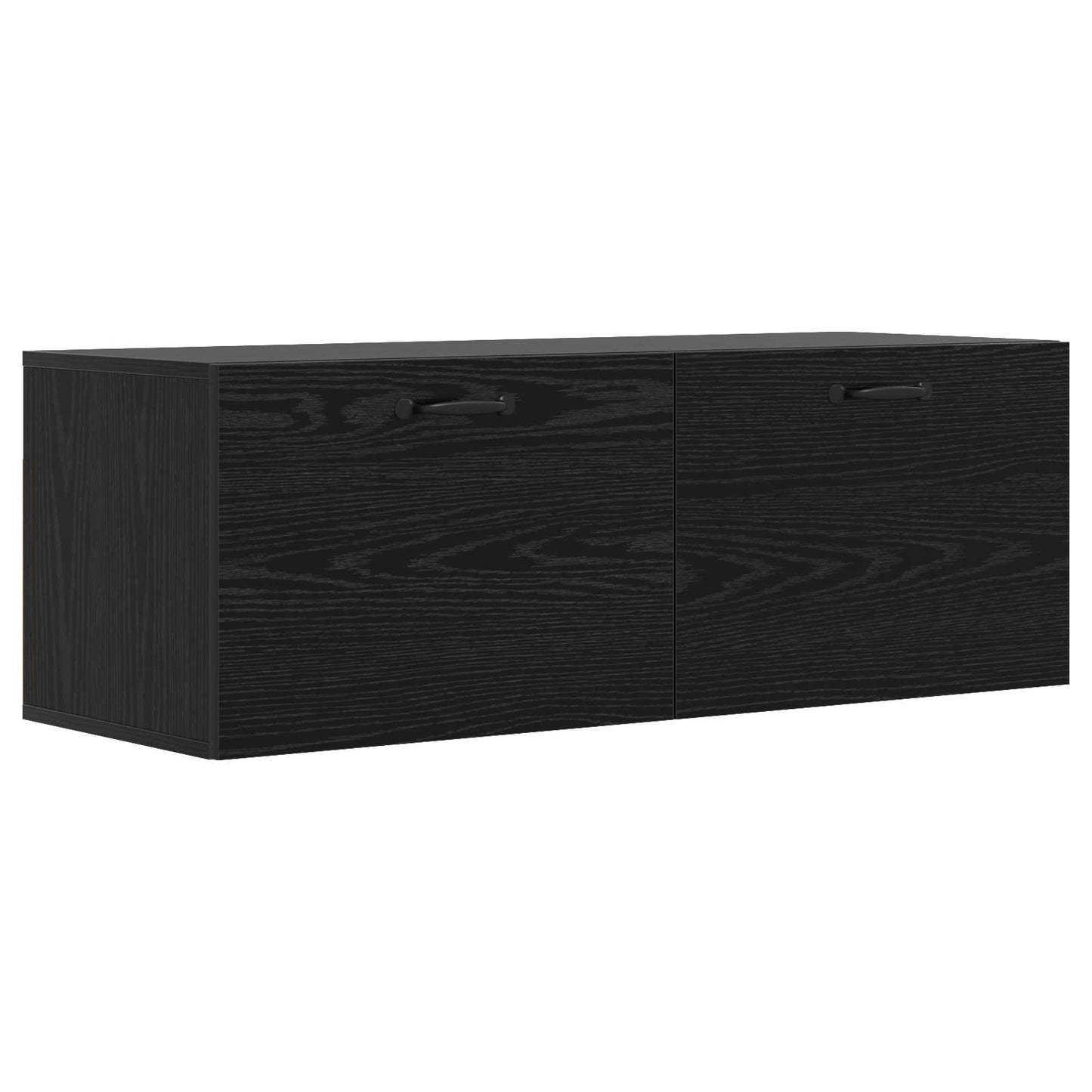Fali Szekrény Fekete tölgy 100 x 36,5 x 35 cm Szerelt Fa