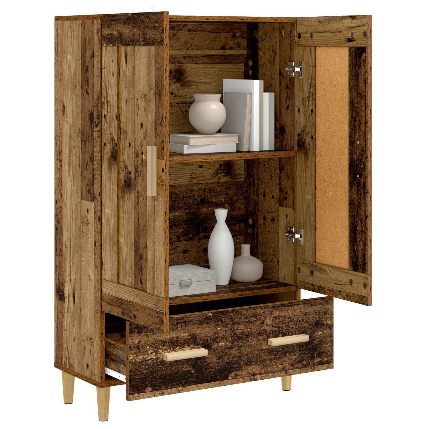Magasfiú Antik Fa 70 x 31 x 115 cm Szerelt Fa