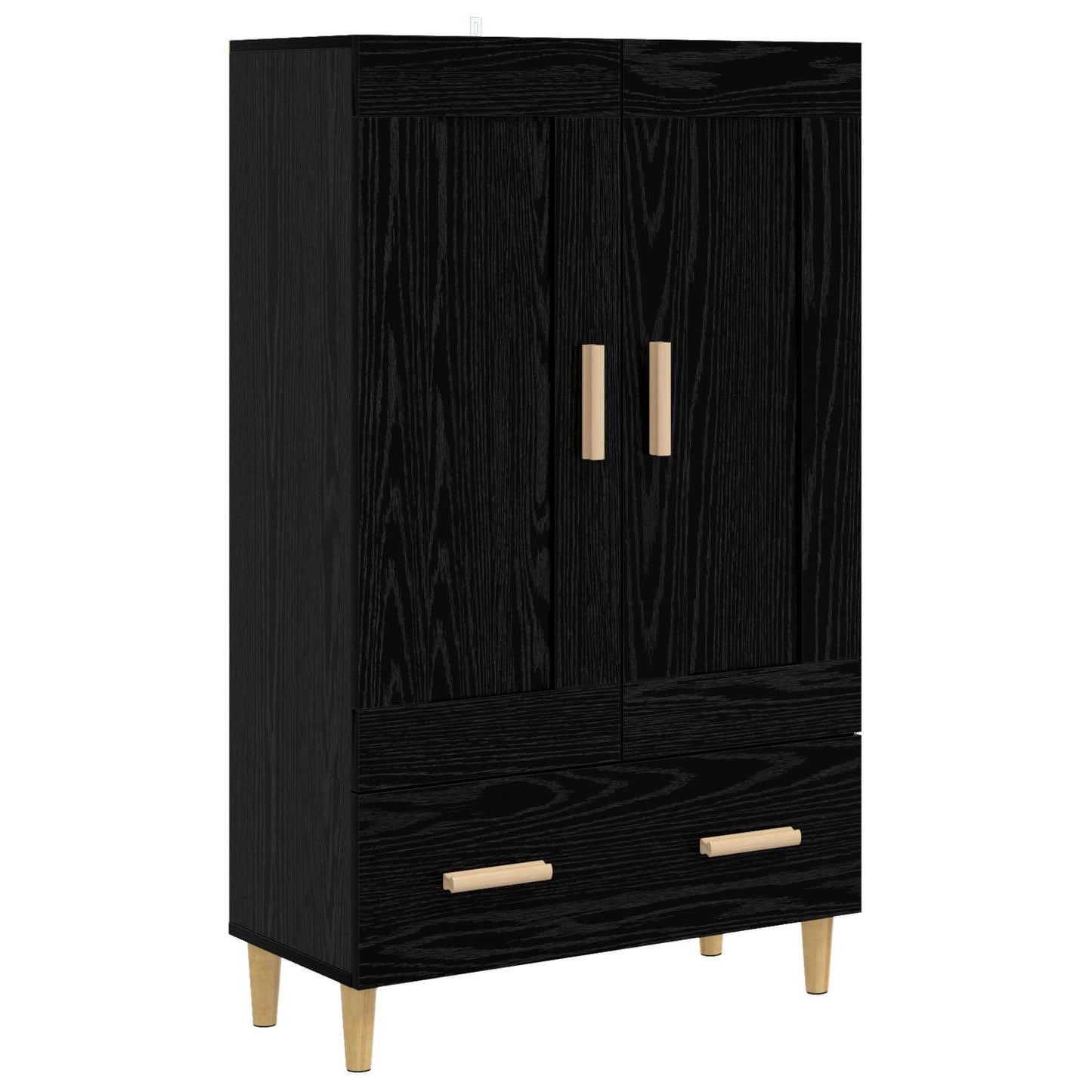 Magasfiú Fekete Tölgy 70 x 31 x 115 cm Szerelt Fa