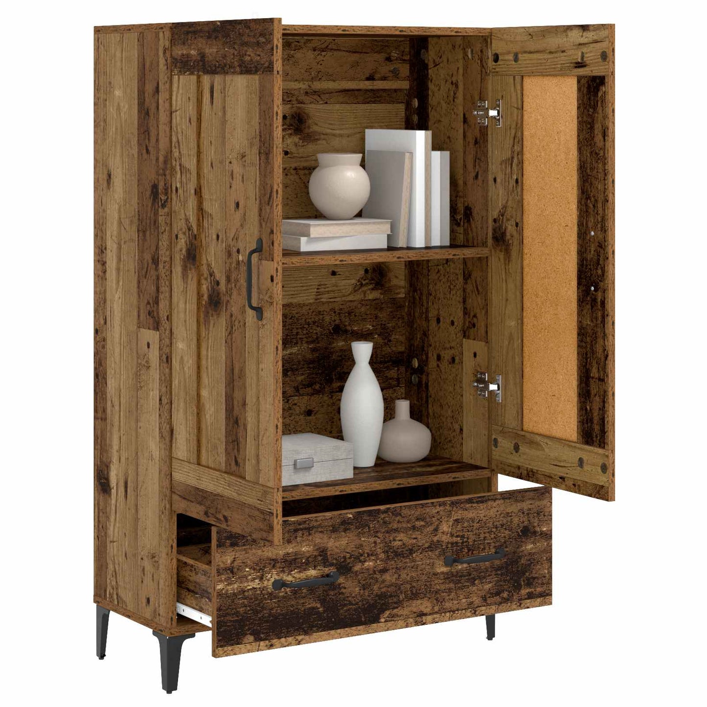 Magasfiú Antik Fa 70 x 31 x 115 cm Szerelt Fa