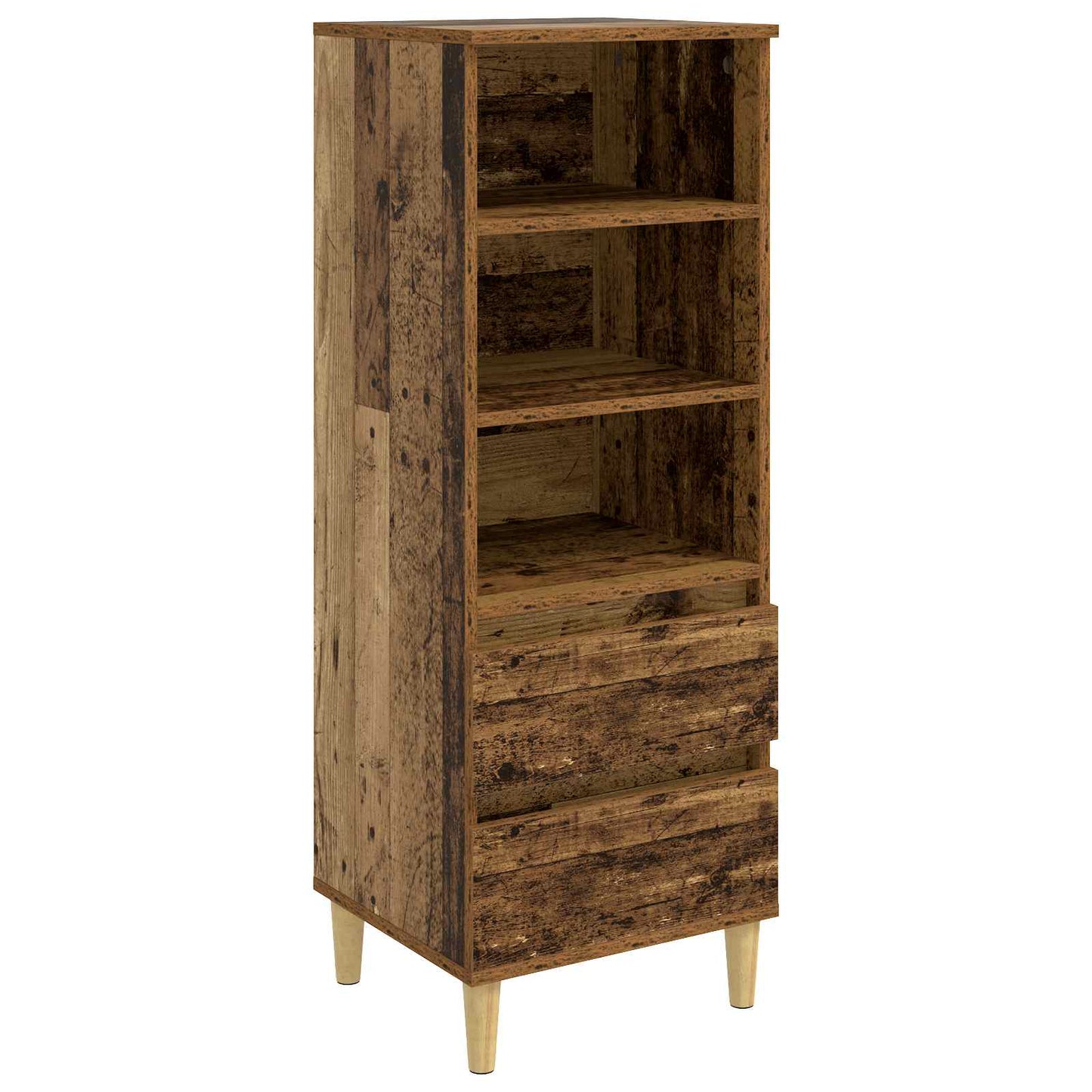 Magasfiú Antik Fa 40 x 36 x 110 cm Szerelt Fa