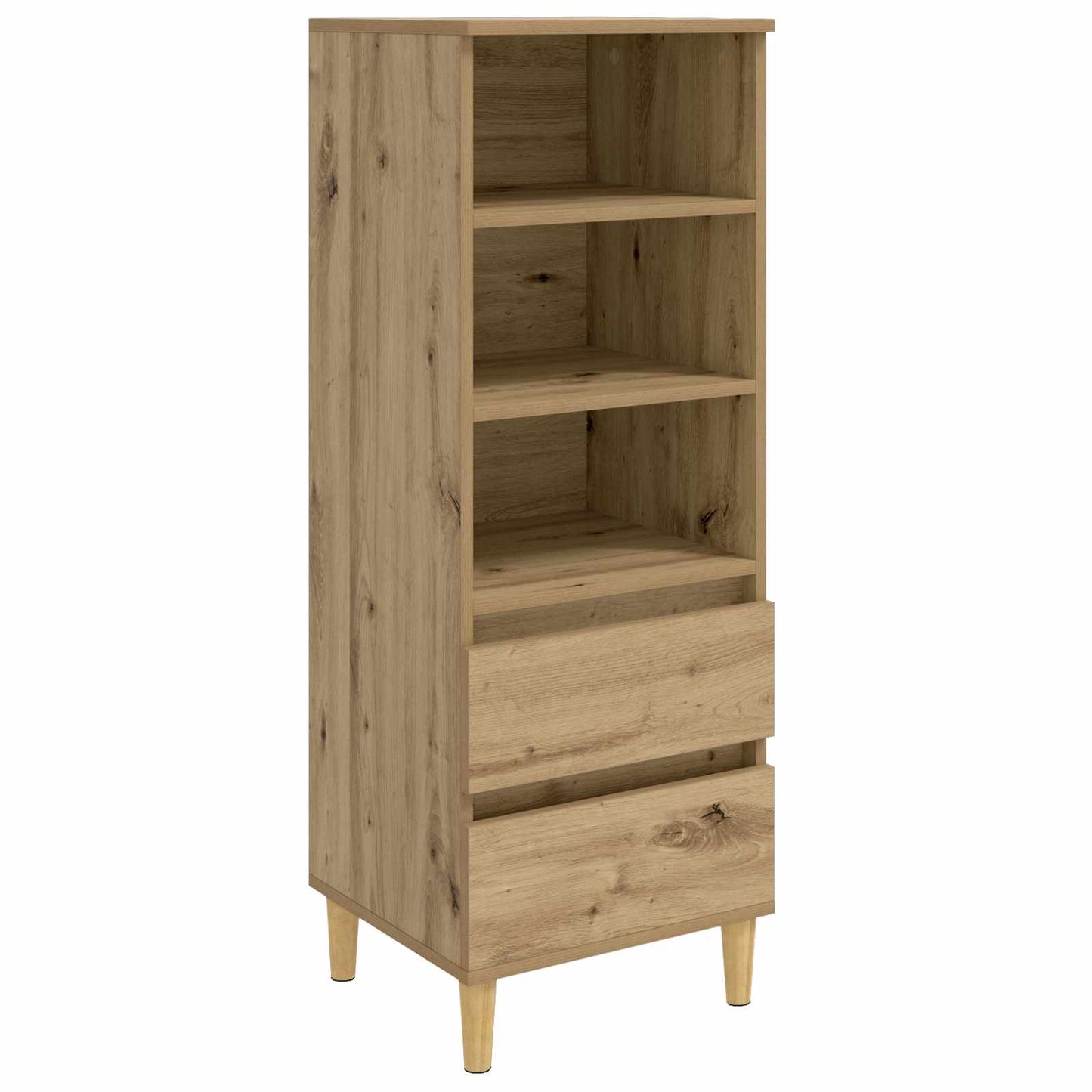 Magasfiú Kézműves Tölgy 40 x 36 x 110 cm Szerelt Fa