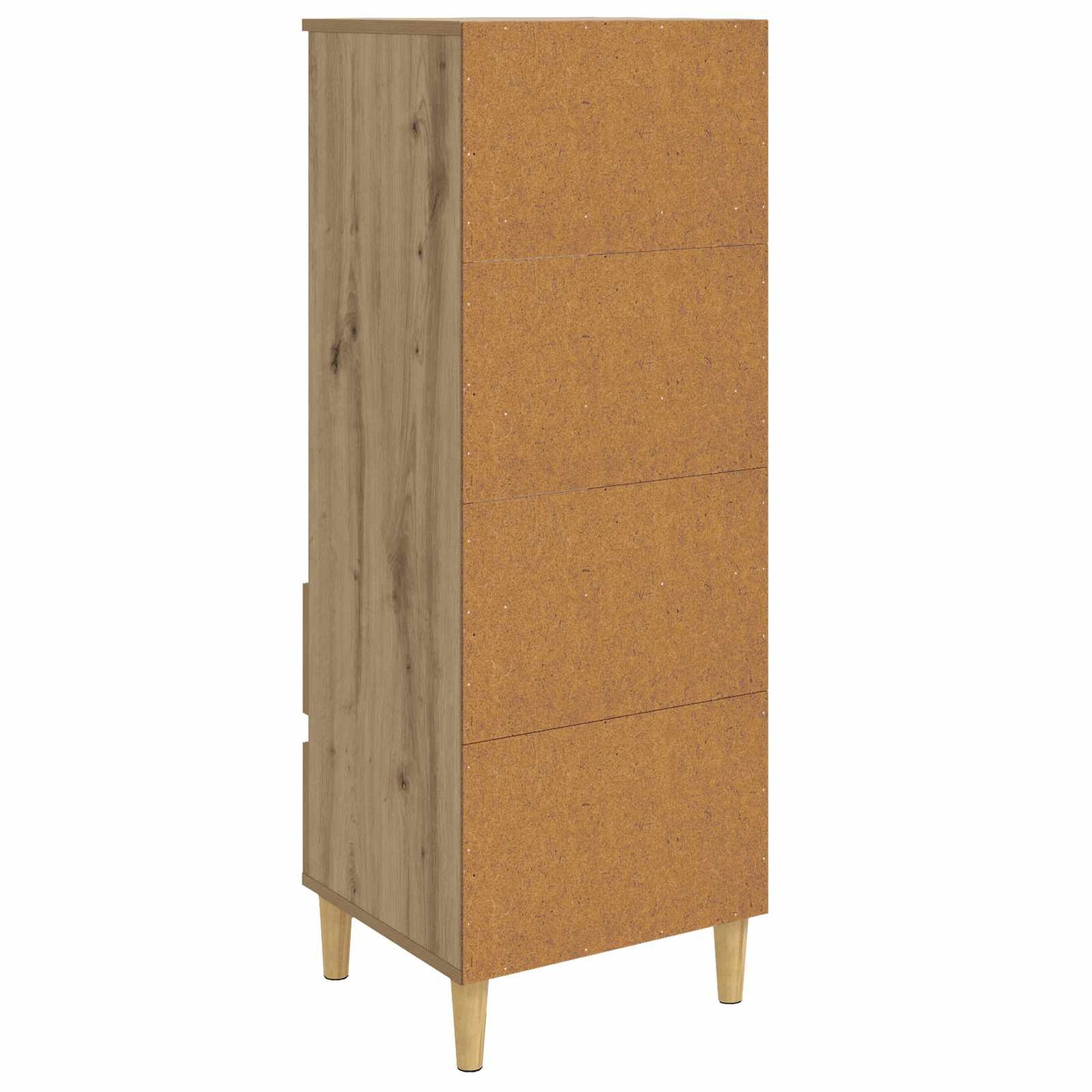 Magasfiú Kézműves Tölgy 40 x 36 x 110 cm Szerelt Fa