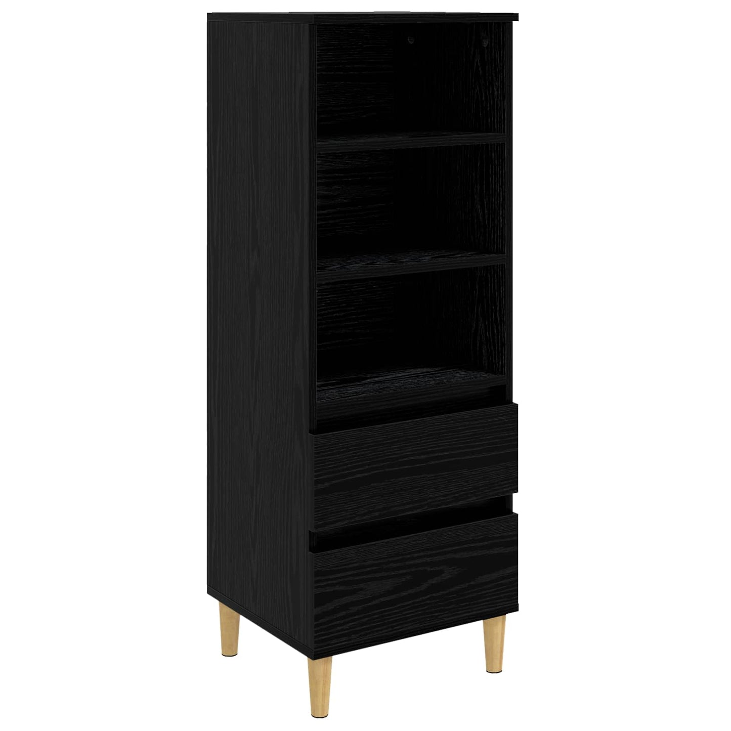 Magasfiú Fekete Tölgy 40 x 36 x 110 cm Szerelt Fa