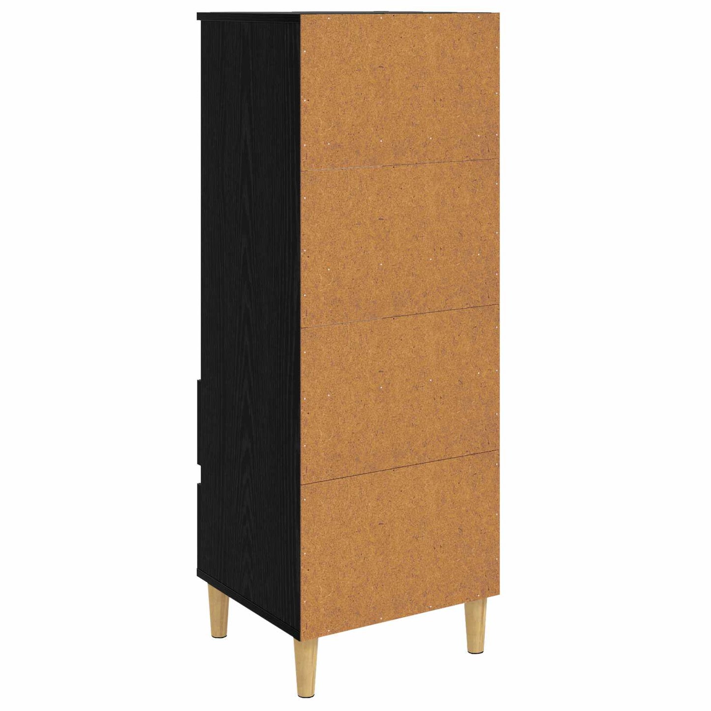 Magasfiú Fekete Tölgy 40 x 36 x 110 cm Szerelt Fa