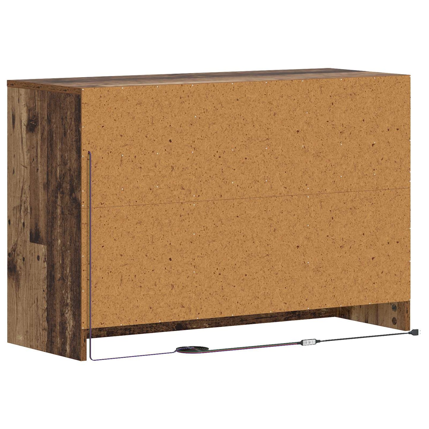 TV szekrény 91 x 34 x 61 cm Antik Fa Szerelt Fa