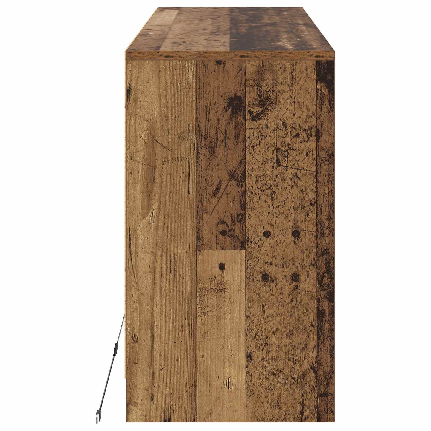 TV szekrény 91 x 34 x 61 cm Antik Fa Szerelt Fa