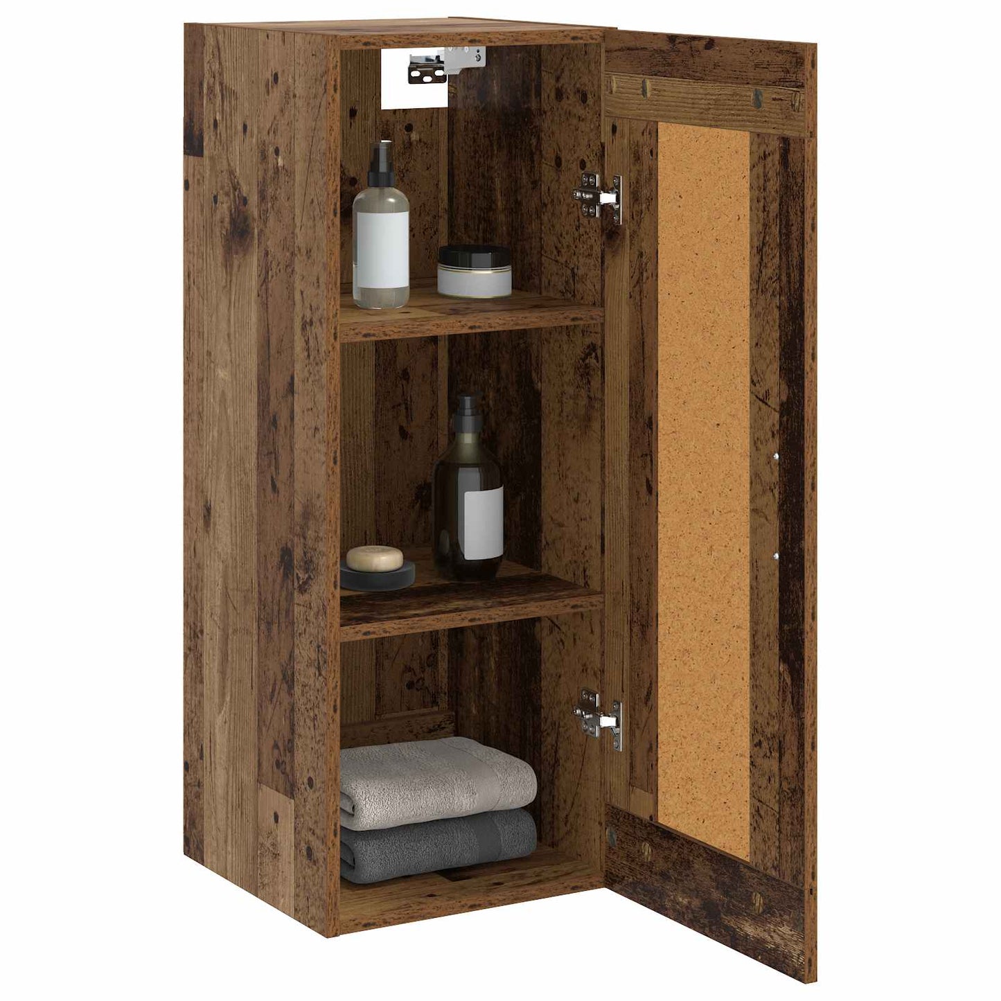 Fali Szekrény Antik Fa 34,5 x 34 x 90 cm Szerelt Fa