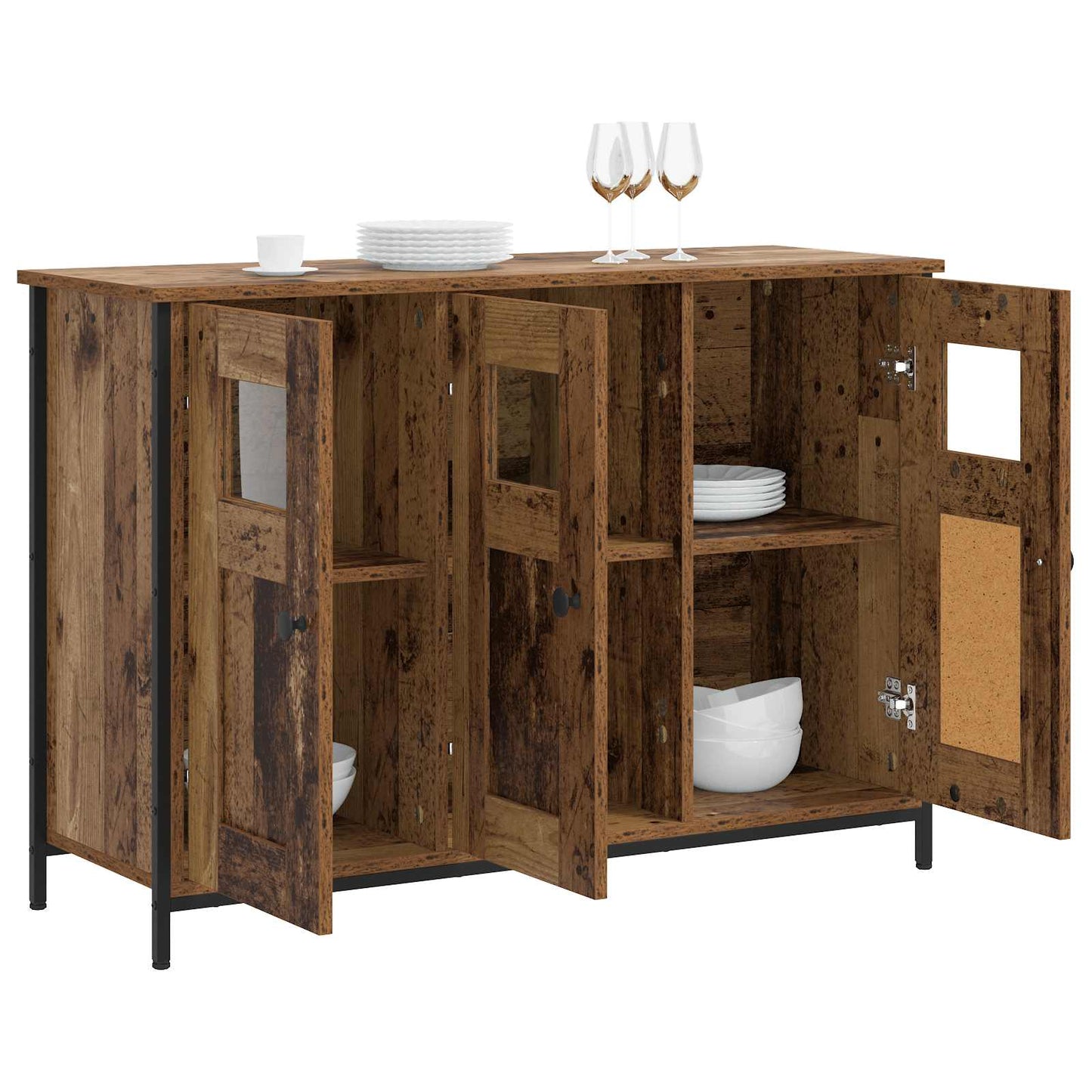 Széf Antik Fa 100 x 35 x 70 cm Szerelt Fa