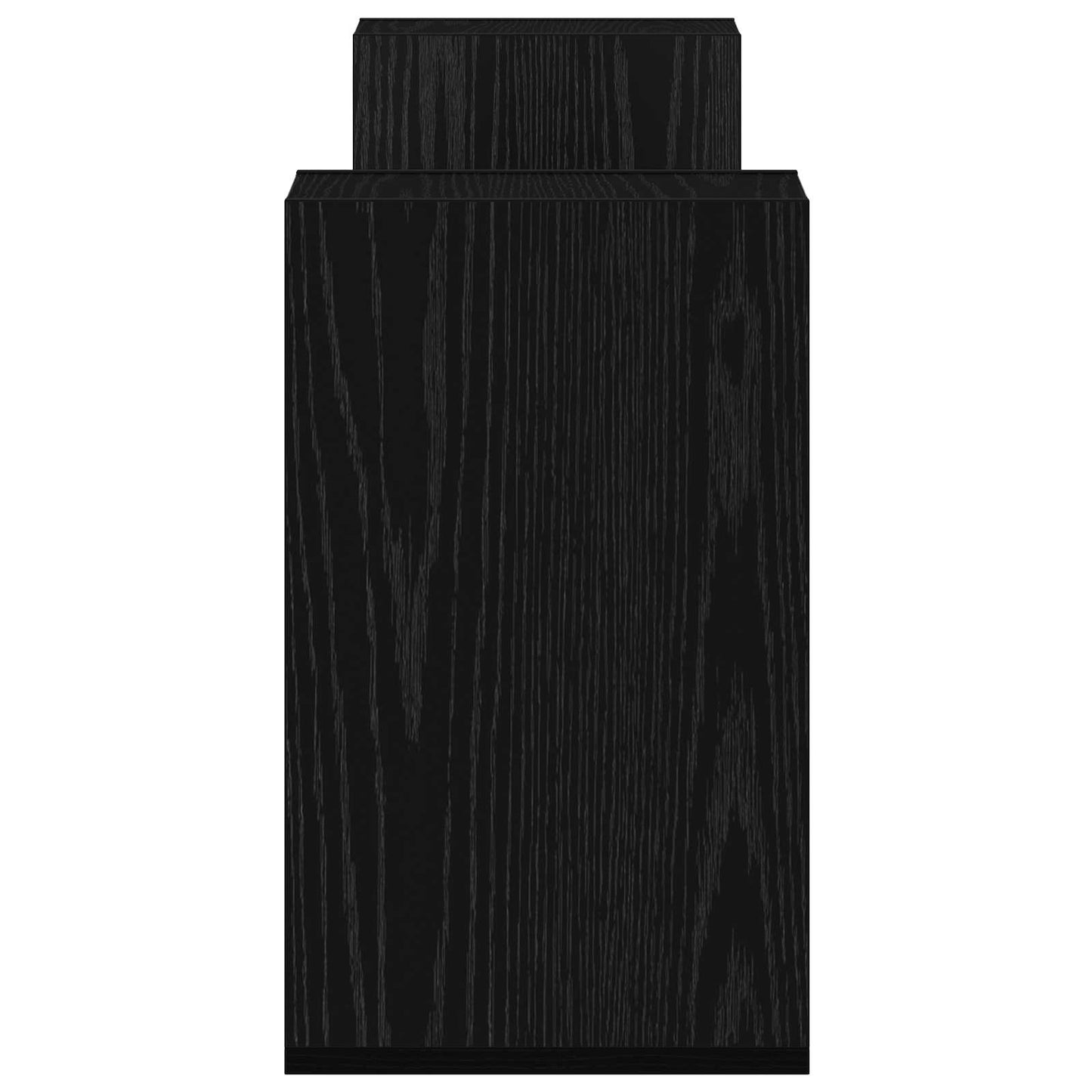 TV szekrény 100 x 30 x 50 cm Fekete Tölgy Szerelt Fa