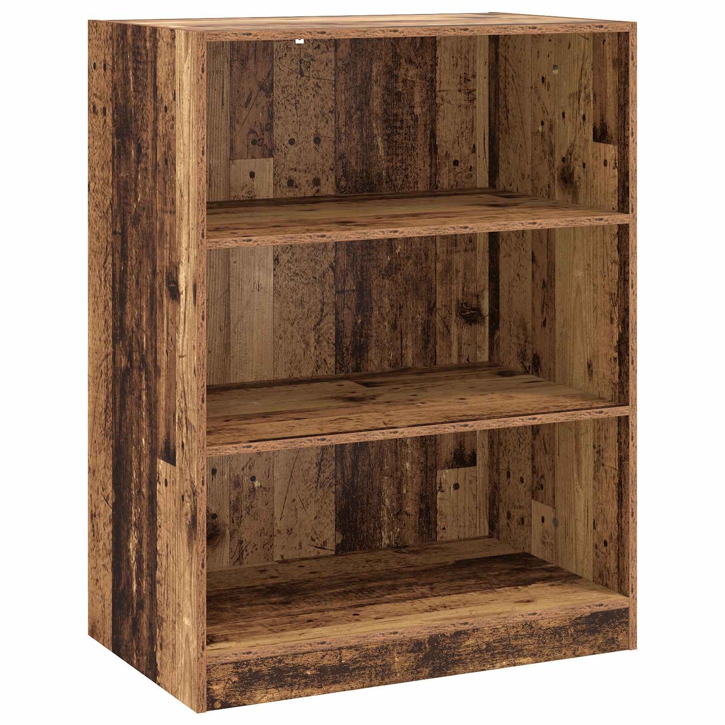 Ruhásszekrény polcokkal tárolóval Antik fa 77 x 48 x 102 cm PB