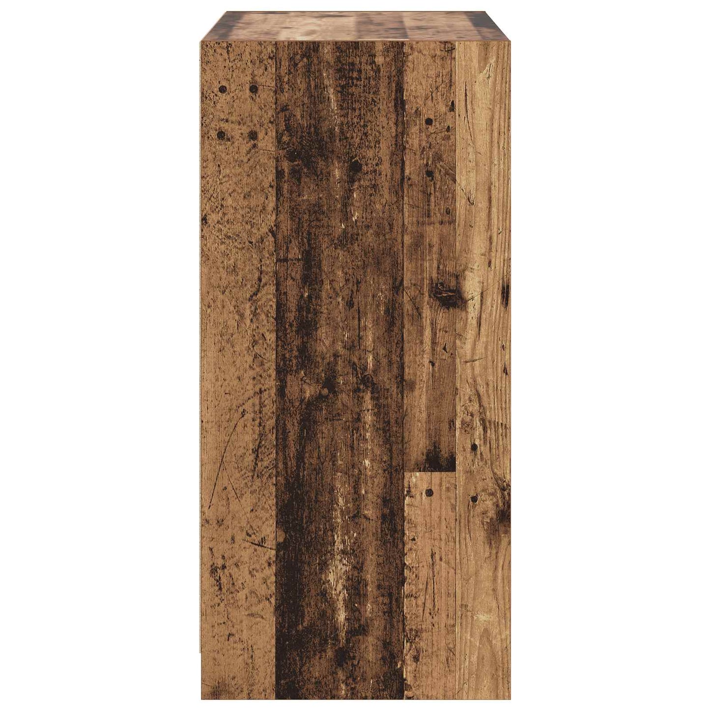Ruhásszekrény polcokkal tárolóval Antik fa 77 x 48 x 102 cm PB