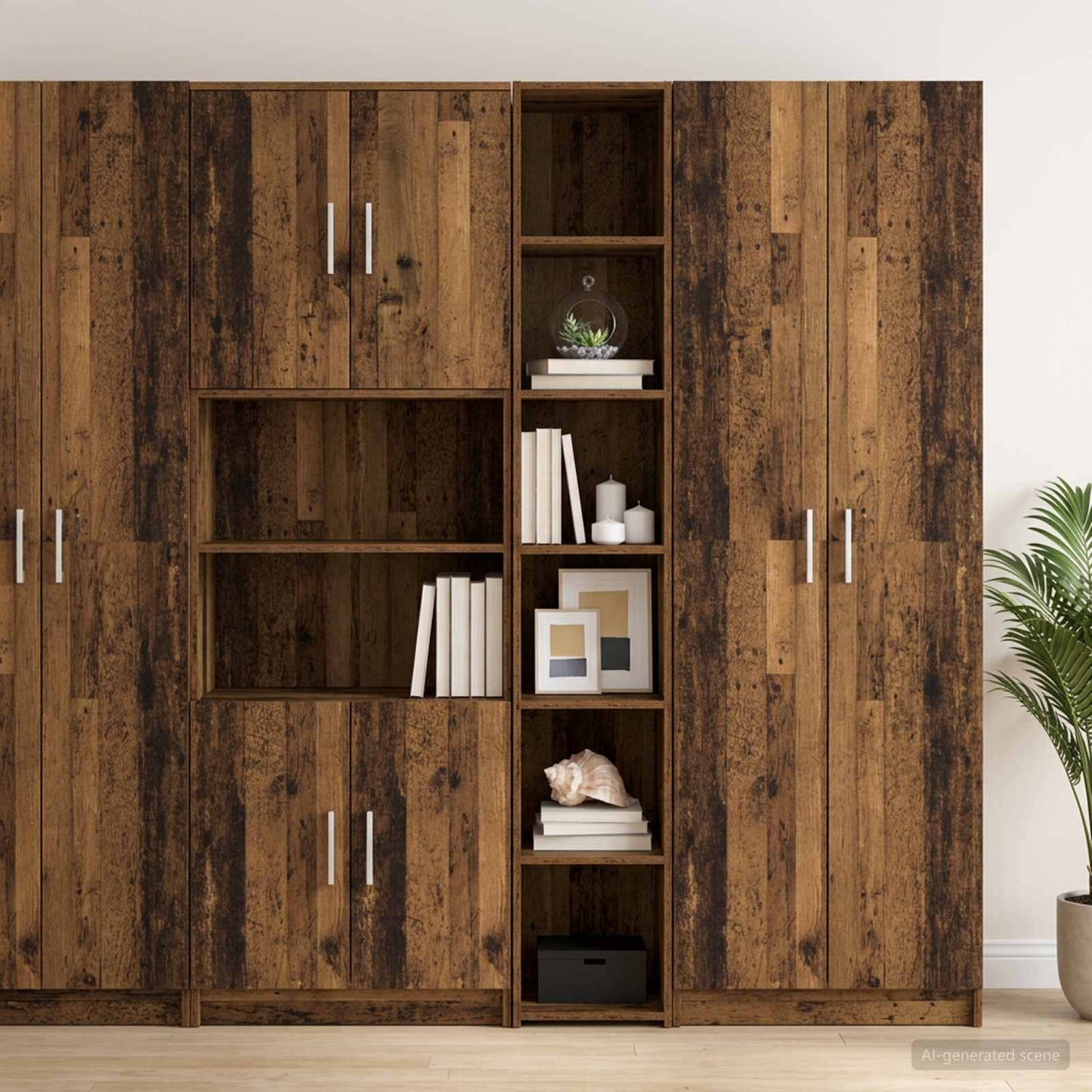 Magasfiú Antik Fa 30 x 41 x 185 cm Szerelt Fa