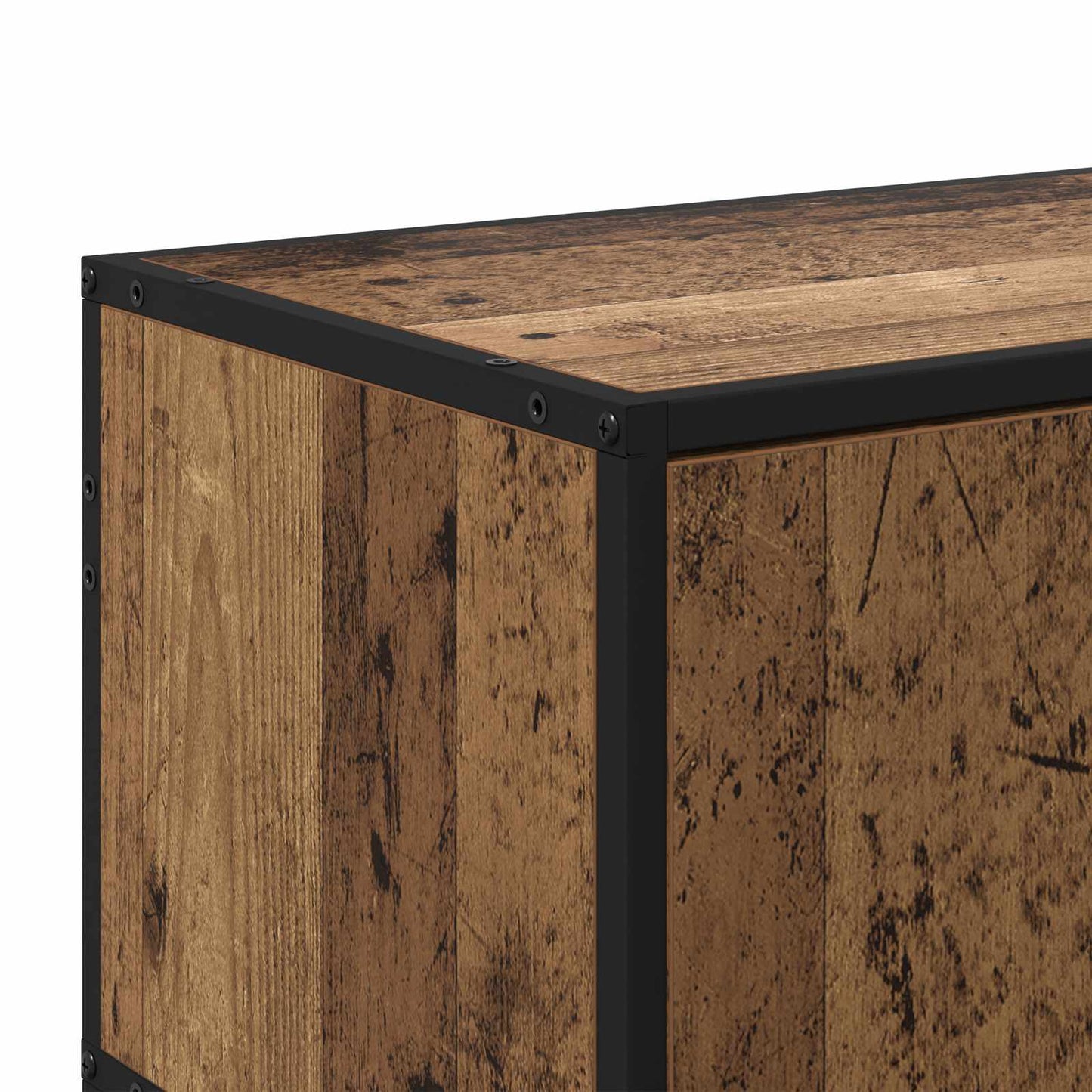 TV szekrény 80 x 34,5 x 40 cm Antik Fa Szerelt Fa