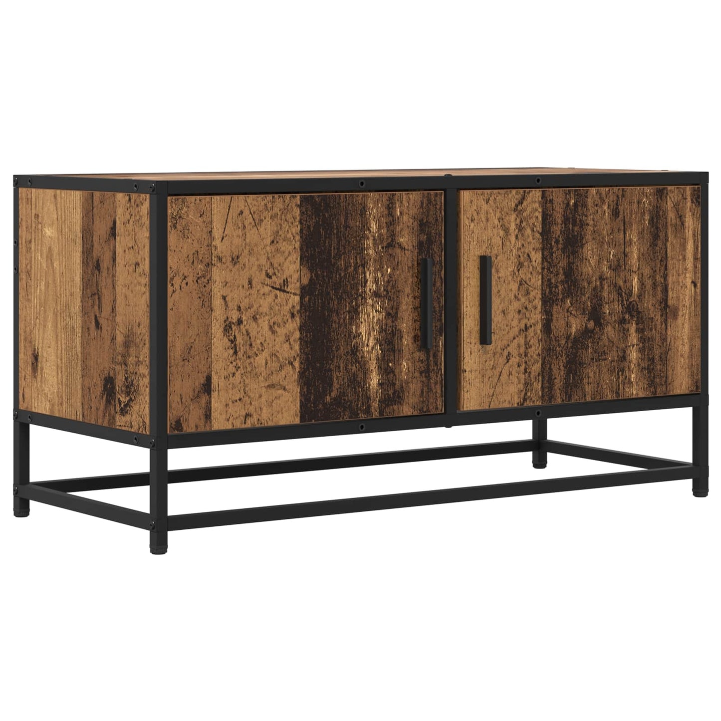 TV szekrény 80 x 34,5 x 40 cm Antik Fa Szerelt Fa