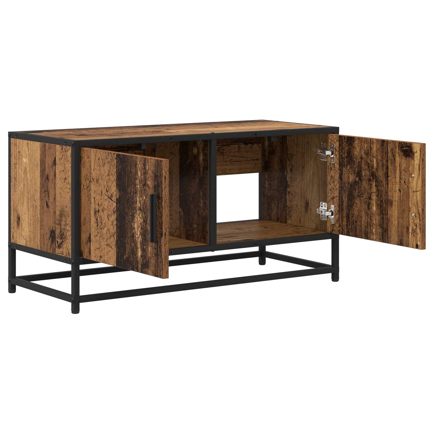 TV szekrény 80 x 34,5 x 40 cm Antik Fa Szerelt Fa
