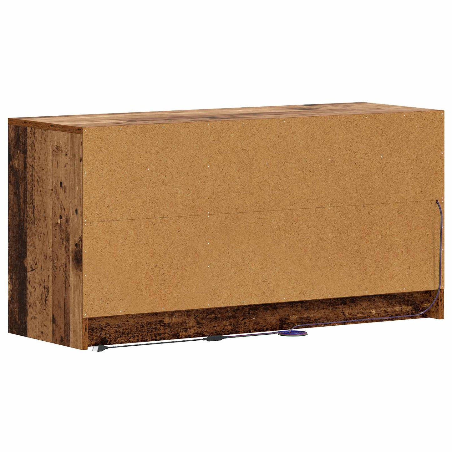 TV szekrény 100 x 34 x 50 cm Antik Fa Szerelt Fa