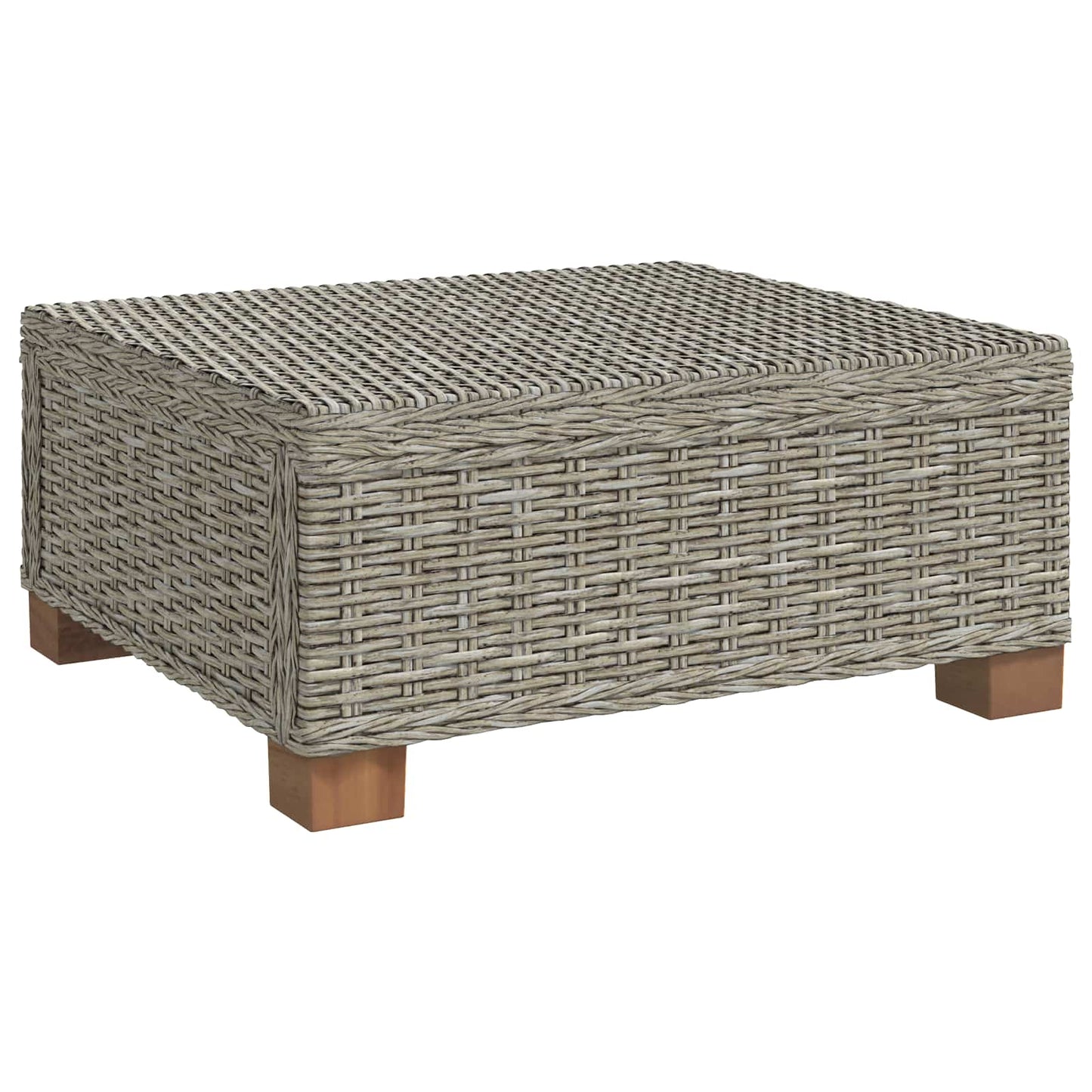 2 db Rattan Lounge Szett Párnákkal GENDT Természetes Rátta