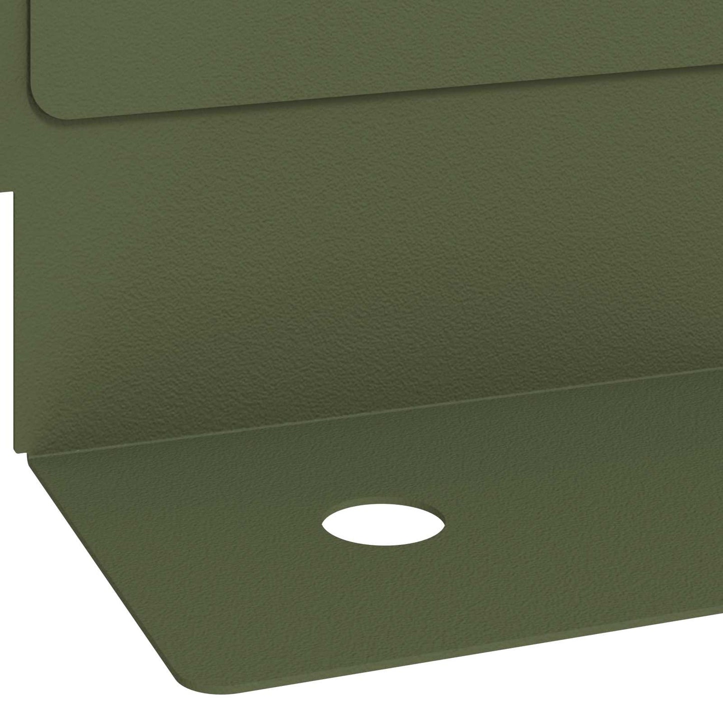Fűszegélyezés 10 db 102 x 4 x 4 cm Acél Olajzöld