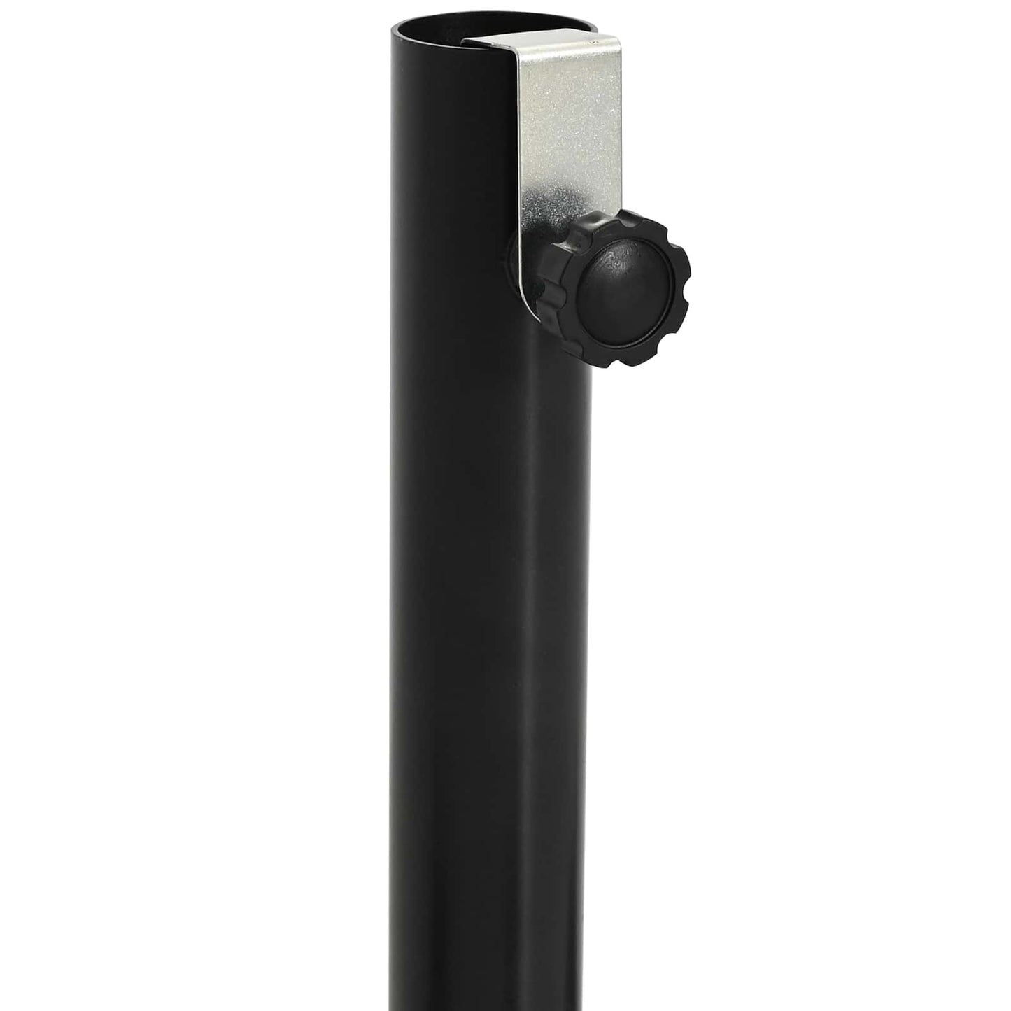 Fél napernyő alap keret Fekete Acél for 32-38 mm Pole