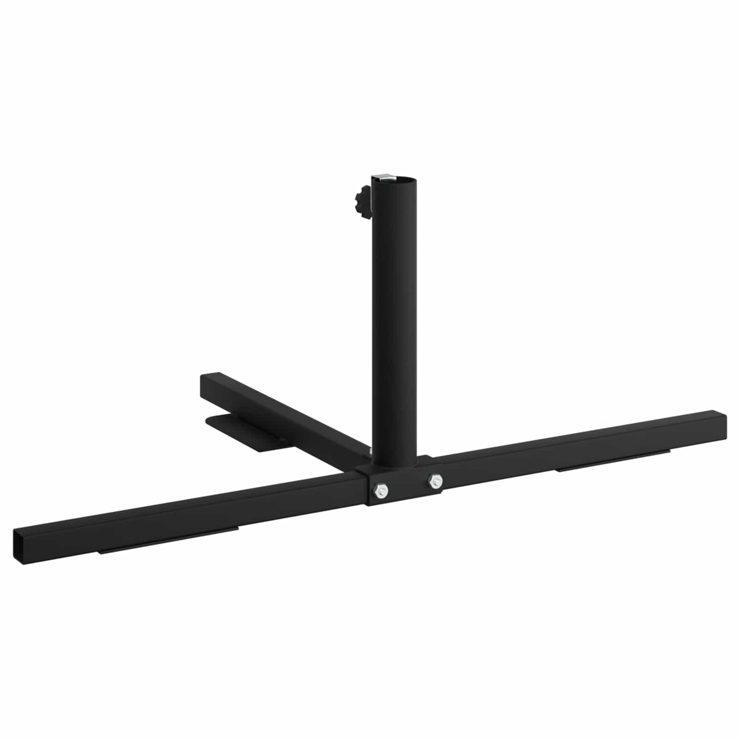 Fél napernyő alap keret Fekete Acél for 32-38 mm Pole