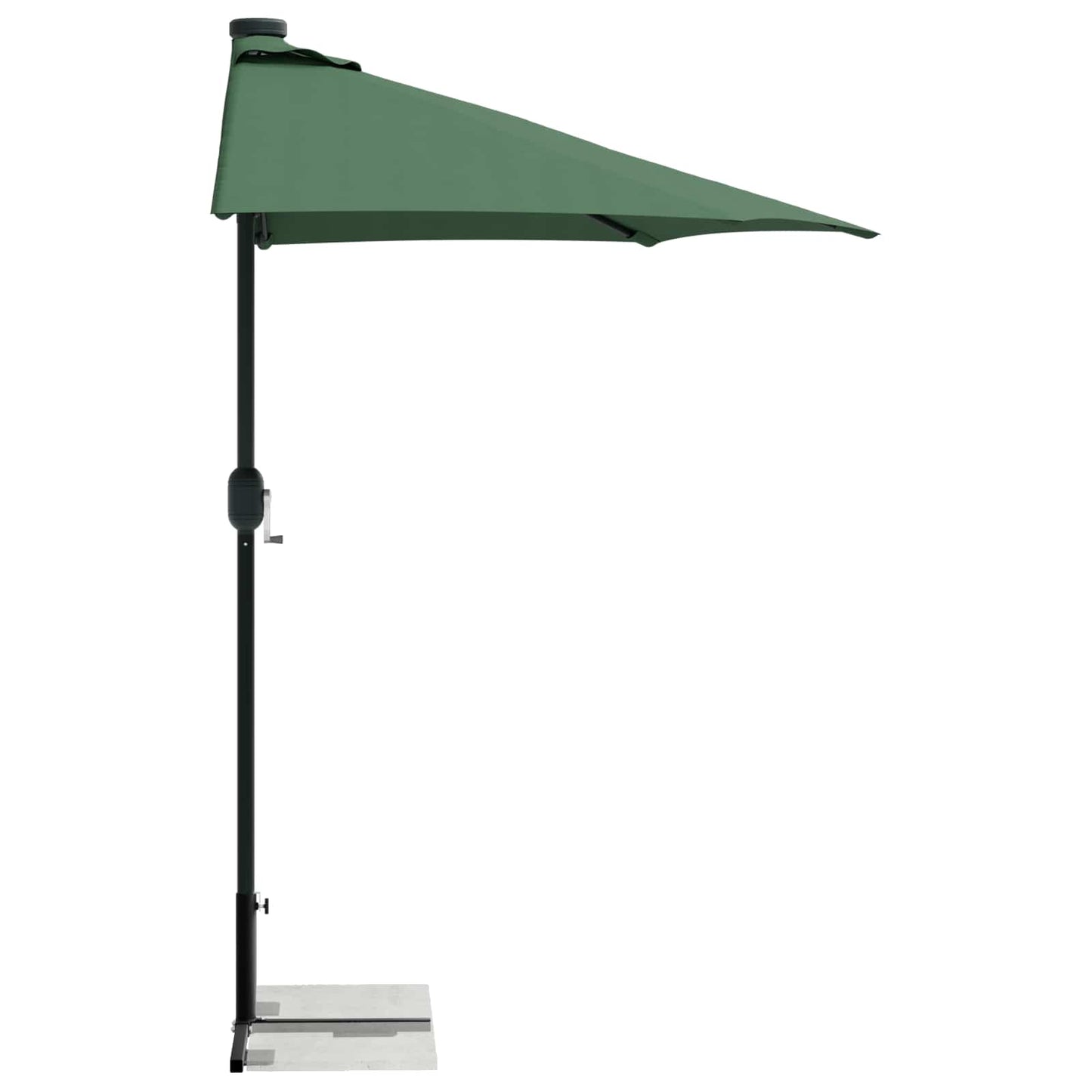 Fél napernyő alap keret Fekete Acél for 32-38 mm Pole