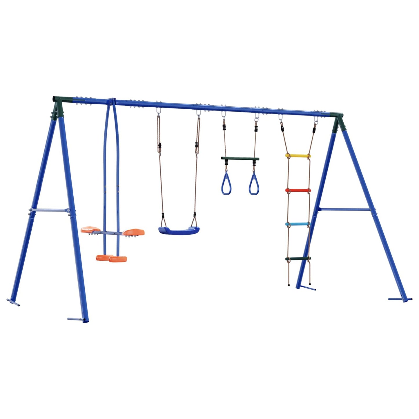 Kültéri Hinta Szett Sokszínű 330 x 185 x 185 cm Acél és PE