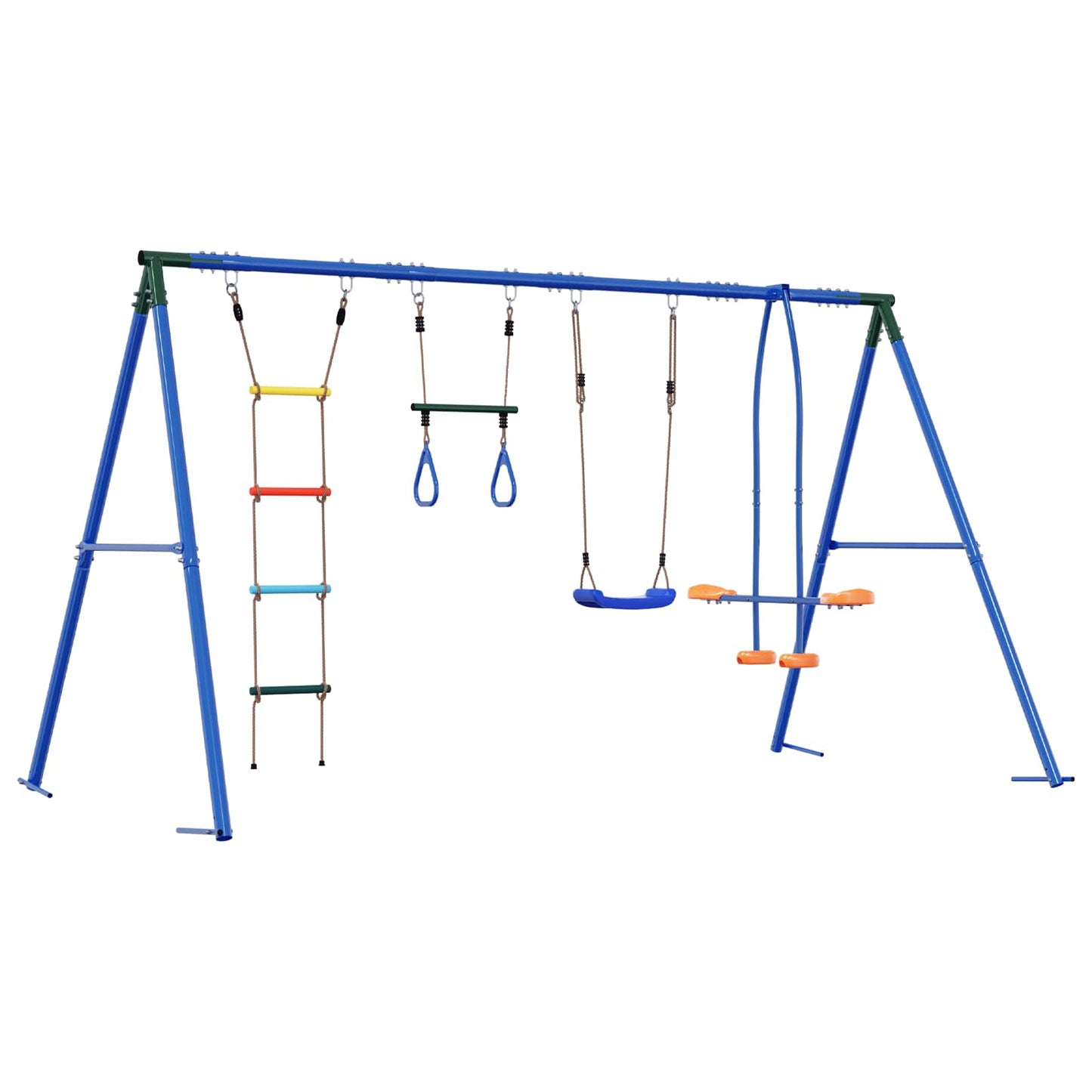 Kültéri Hinta Szett Sokszínű 330 x 185 x 185 cm Acél és PE
