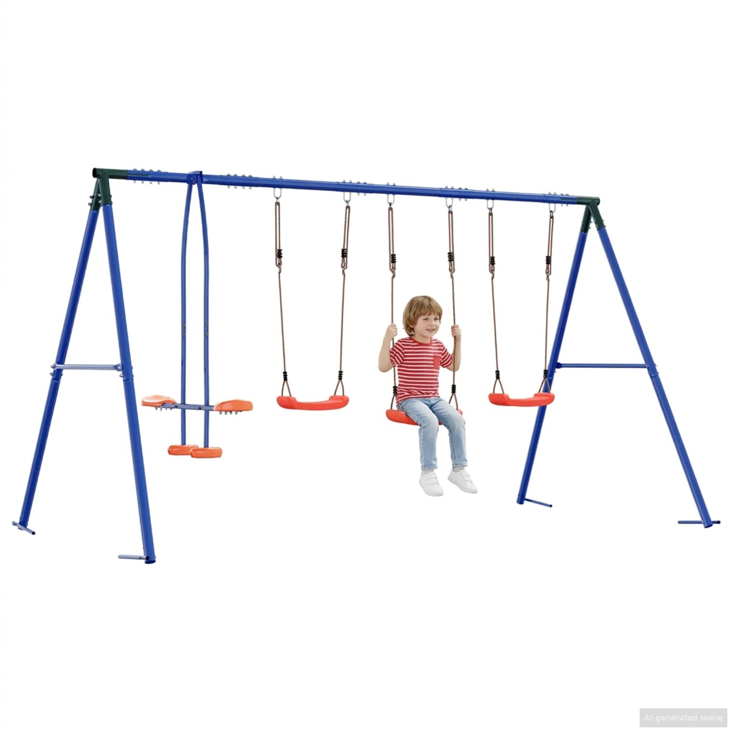 Kültéri Hinta Szett Sokszínű 330 x 185 x 185 cm Acél és PE
