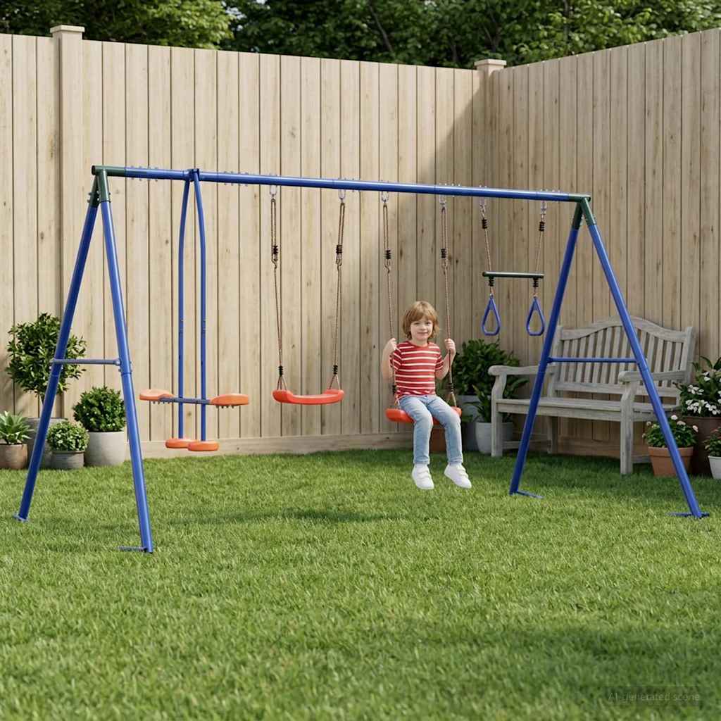 Kültéri Hinta Szett Sokszínű 330 x 185 x 185 cm Acél és PE