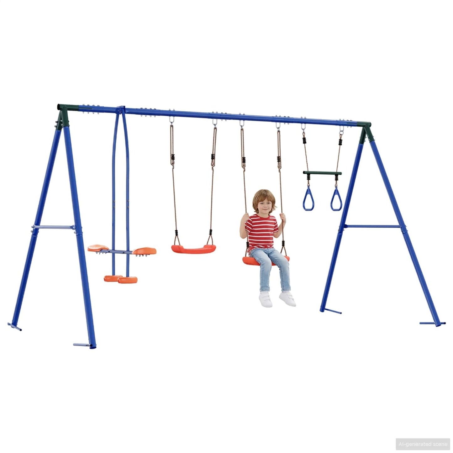 Kültéri Hinta Szett Sokszínű 330 x 185 x 185 cm Acél és PE