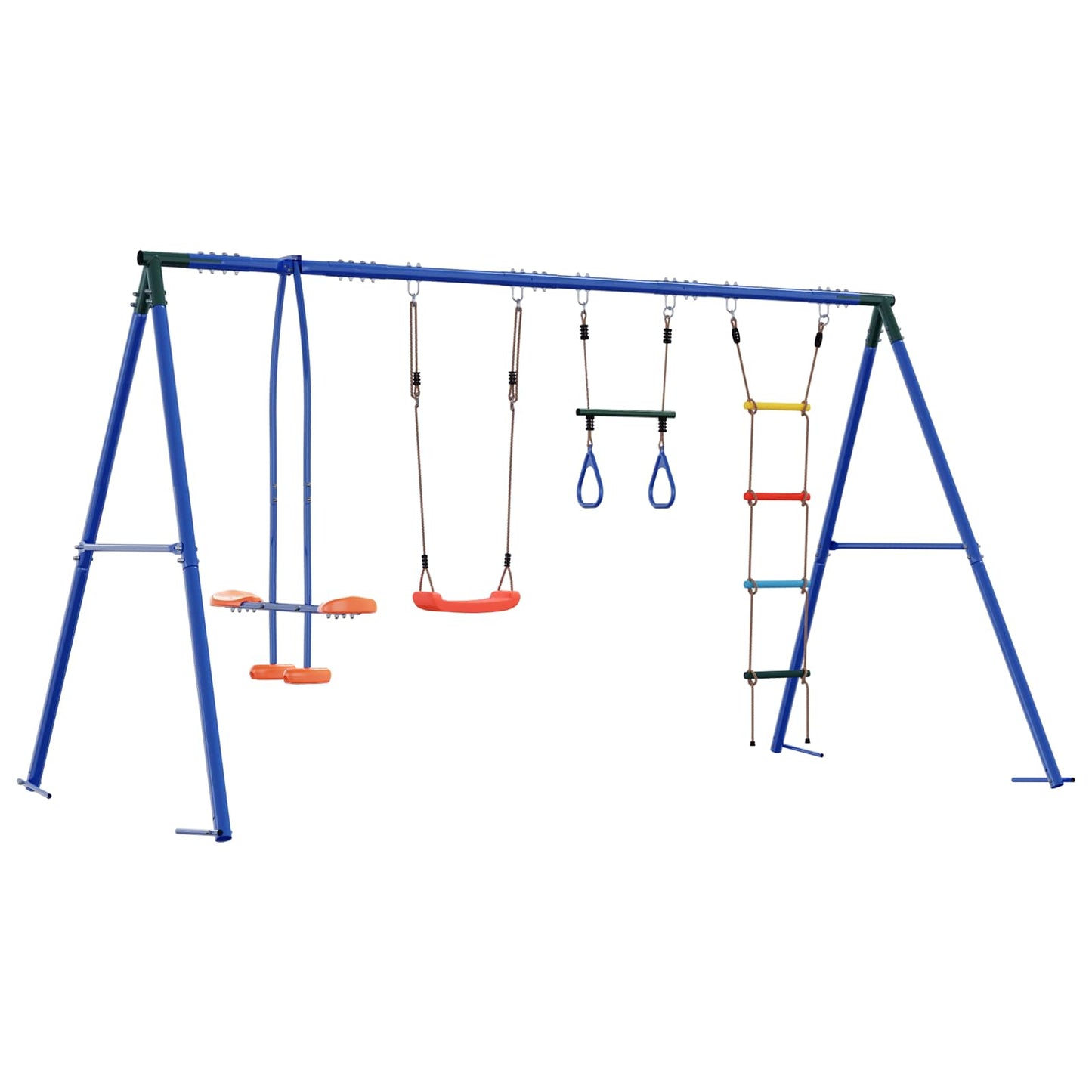 Kültéri Hinta Szett Sokszínű 330 x 185 x 185 cm Acél és PE