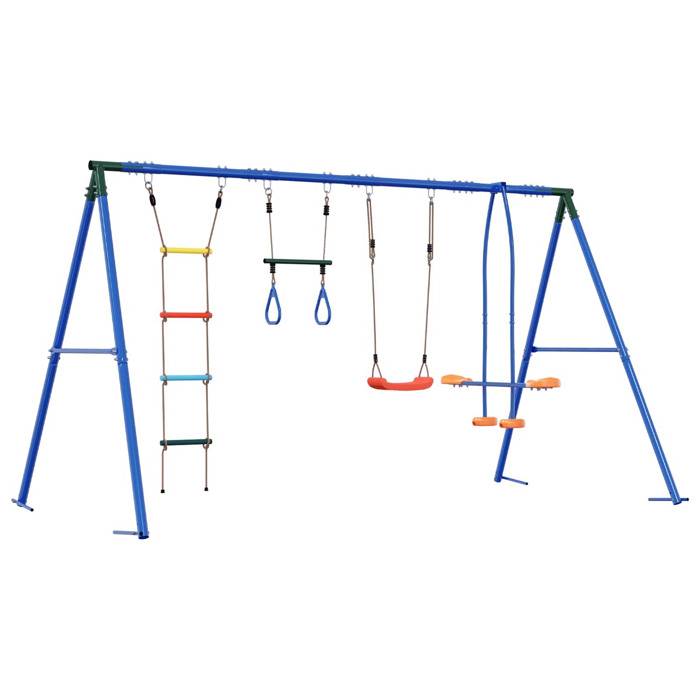 Kültéri Hinta Szett Sokszínű 330 x 185 x 185 cm Acél és PE
