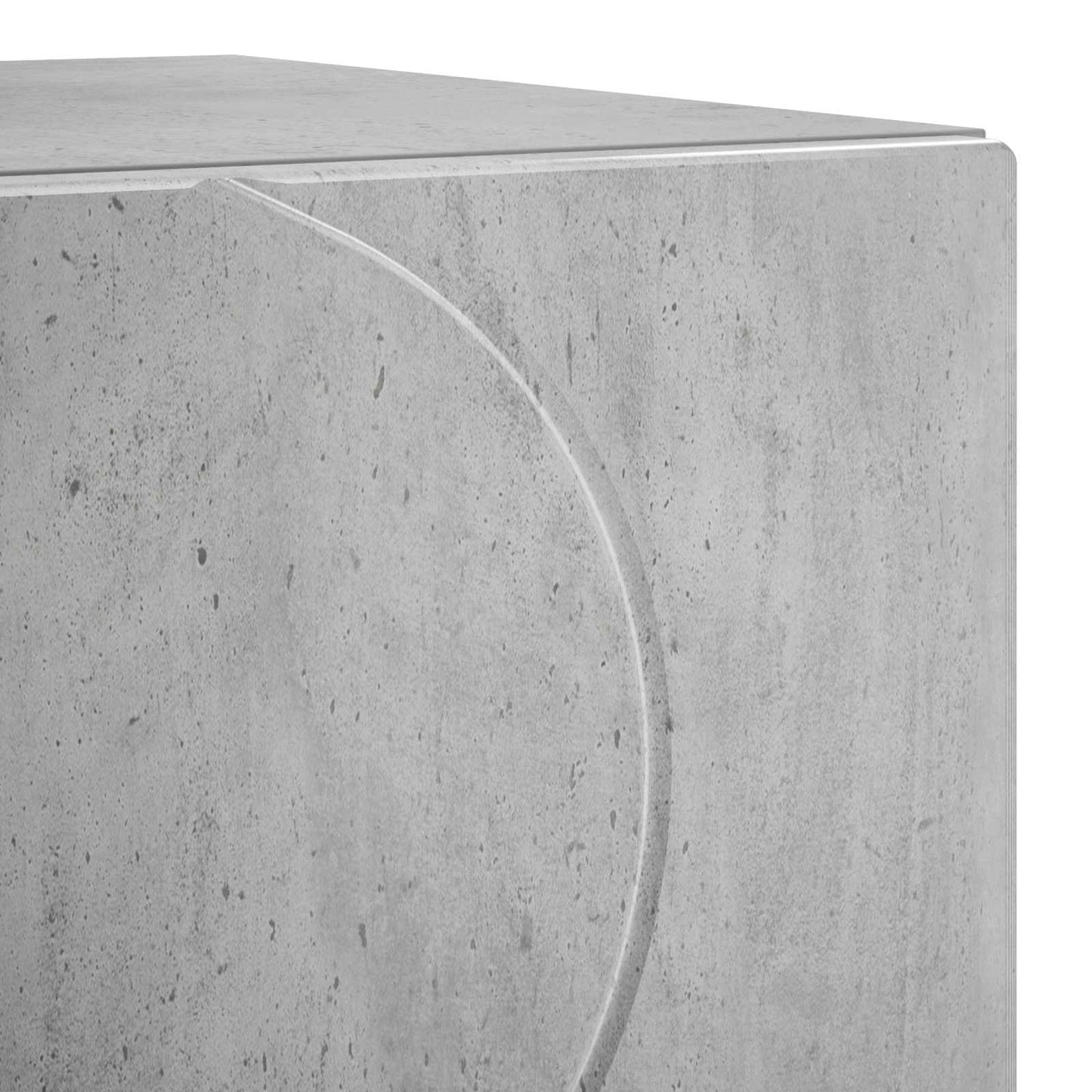 Éjjeliszekrény Betonszürke 33,5 x 34,5 x 50 cm Szerelt Fa