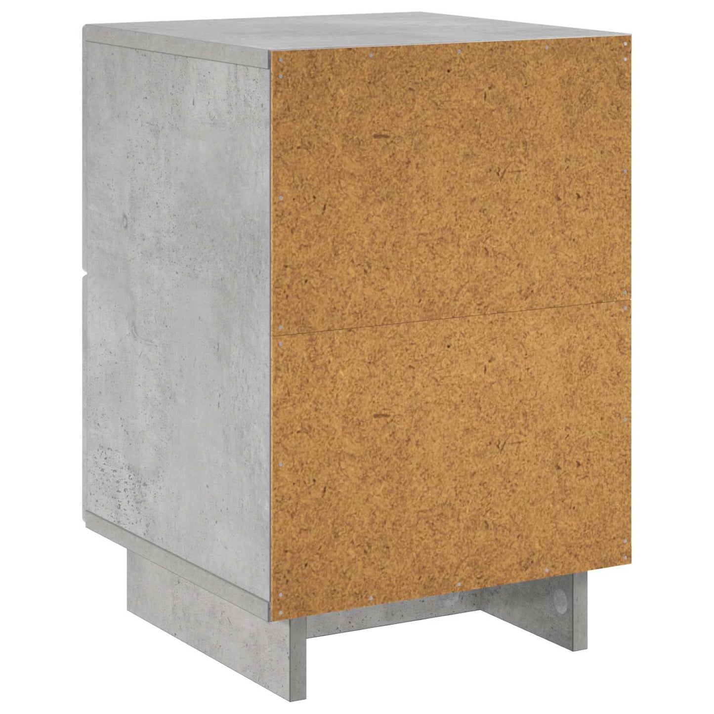 Éjjeliszekrény Betonszürke 33,5 x 34,5 x 50 cm Szerelt Fa