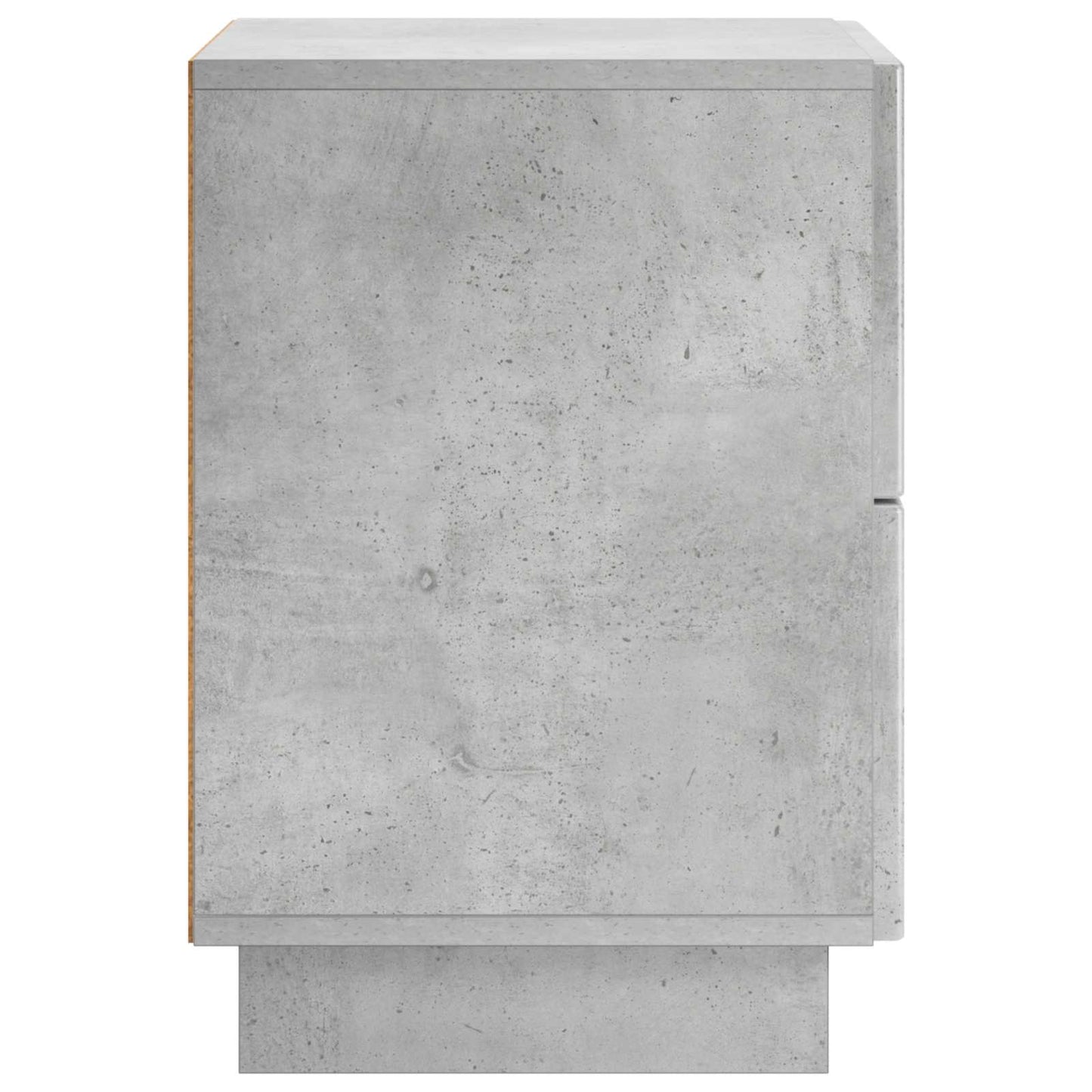 Éjjeliszekrény Betonszürke 33,5 x 34,5 x 50 cm Szerelt Fa