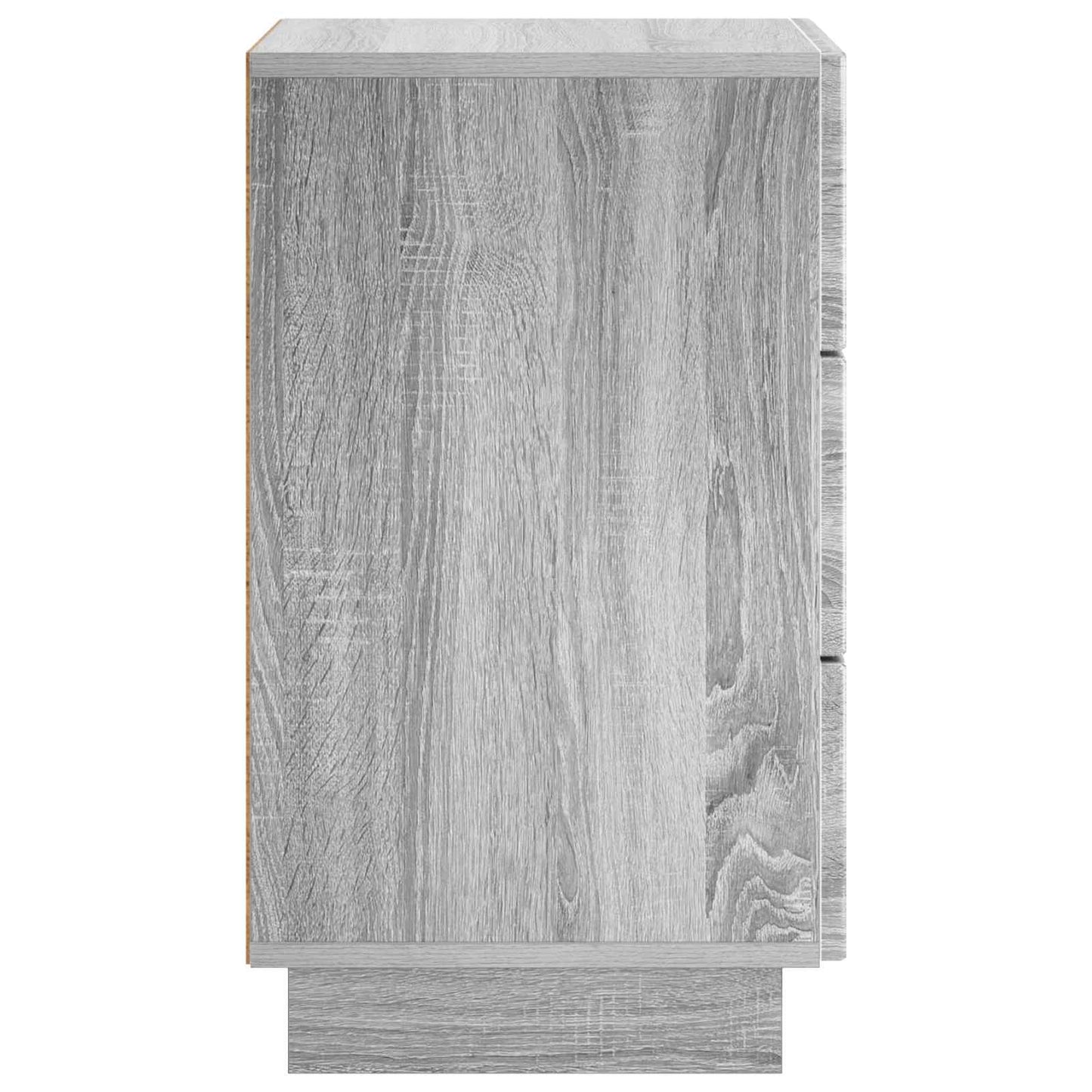 Éjjeliszekrény 2 pcs Szürke Sonoma 33,5 x 34,5 x 60 cm