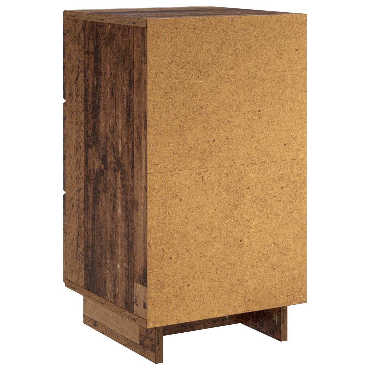 Éjjeliszekrény 2 pcs Antik Fa 33,5 x 34,5 x 60 cm Szerelt Fa