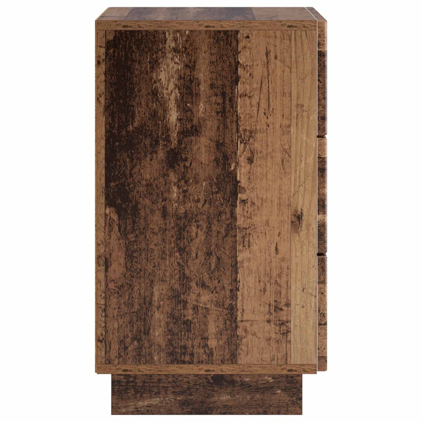 Éjjeliszekrény 2 pcs Antik Fa 33,5 x 34,5 x 60 cm Szerelt Fa