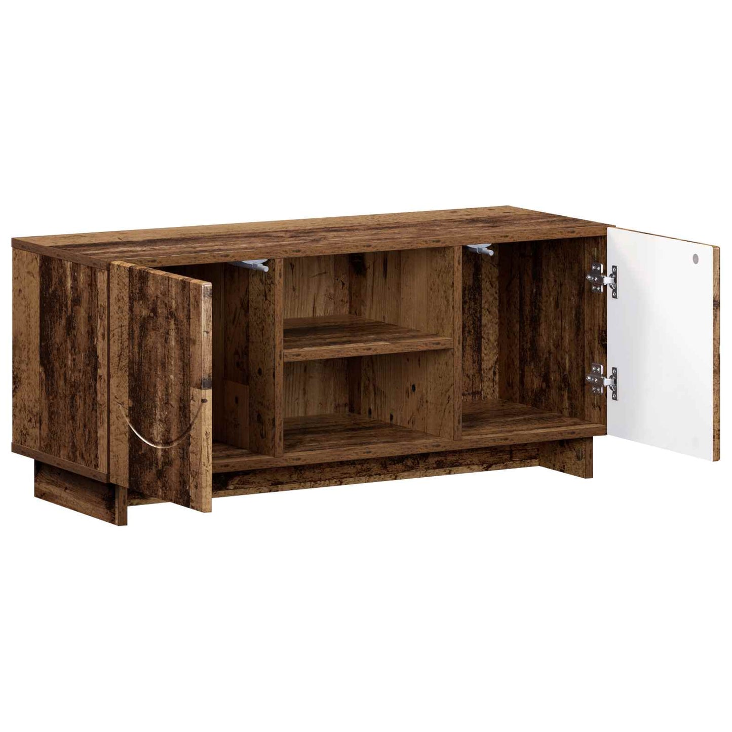 TV állvány 90 x 34.5 x 40 cm Antik Fa Szerelt Fa