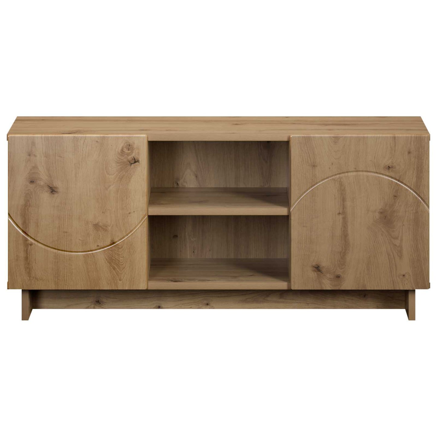 TV állvány 90 x 34.5 x 40 cm Kézműves Tölgy Szerelt Fa