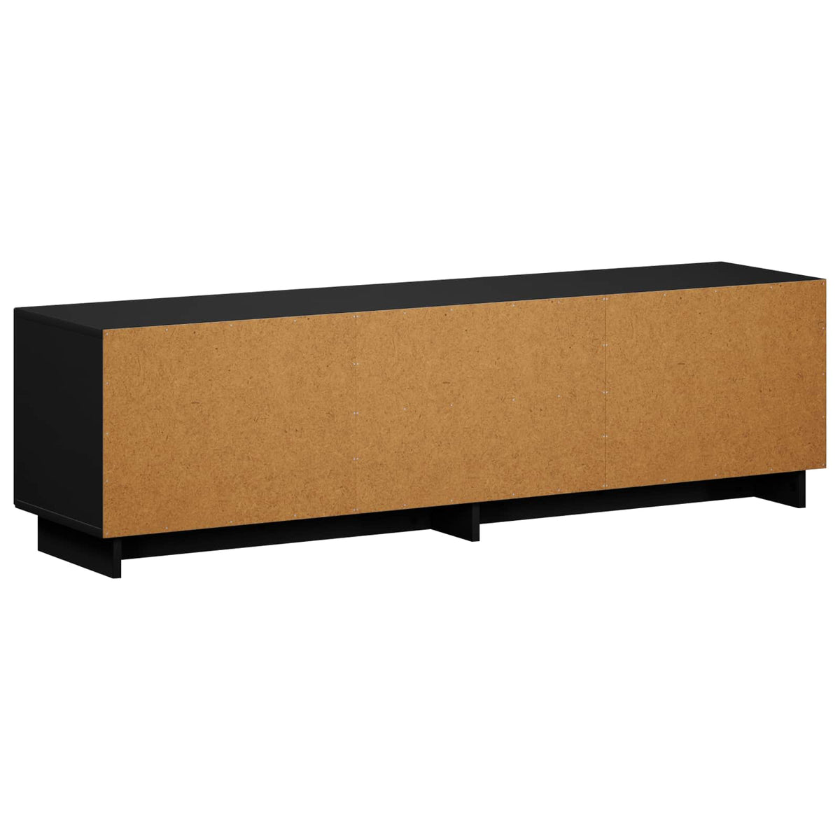 TV állvány 140 x 34.5 x 40 cm Fekete Szerelt Fa