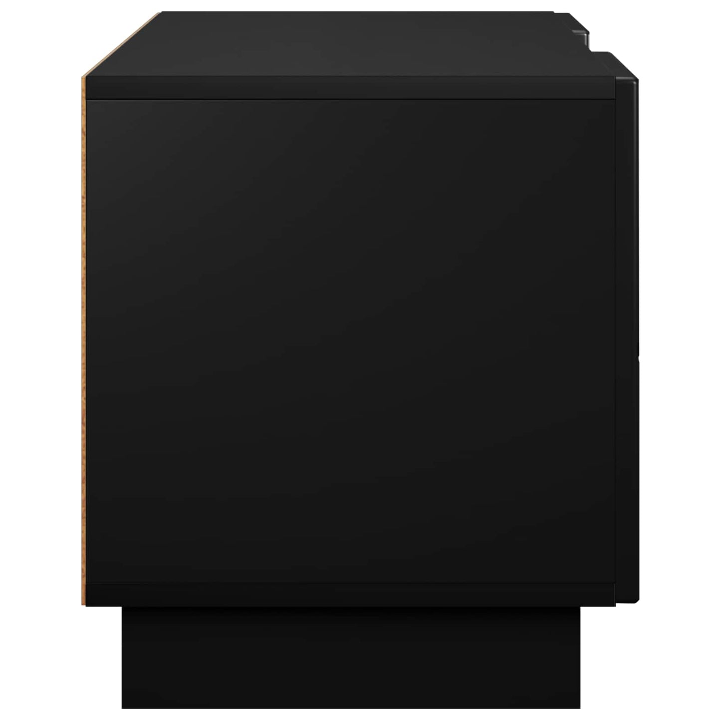 TV állvány 140 x 34.5 x 40 cm Fekete Szerelt Fa