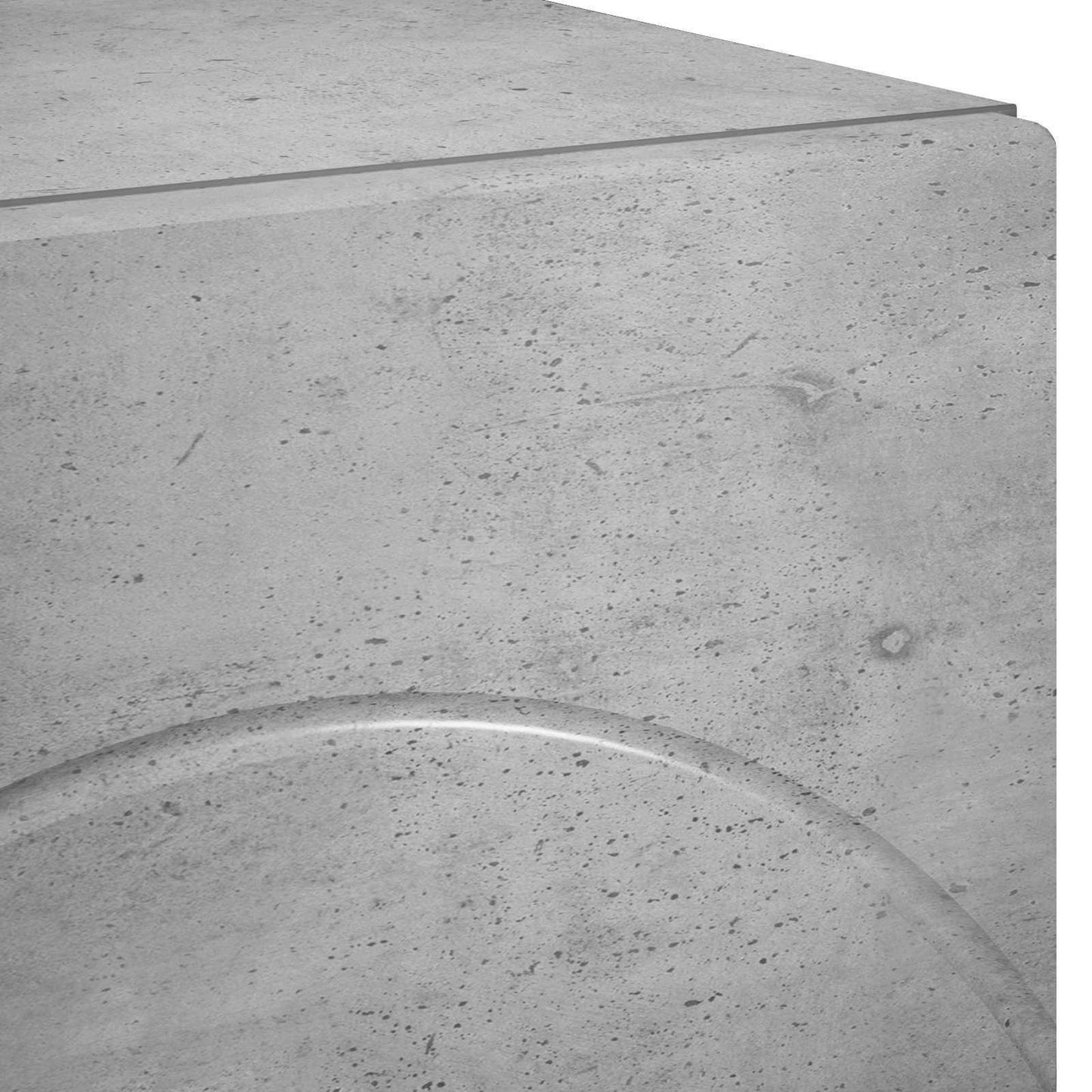 TV állvány 140 x 34,5 x 40 cm Betonszürke Szerelt Fa