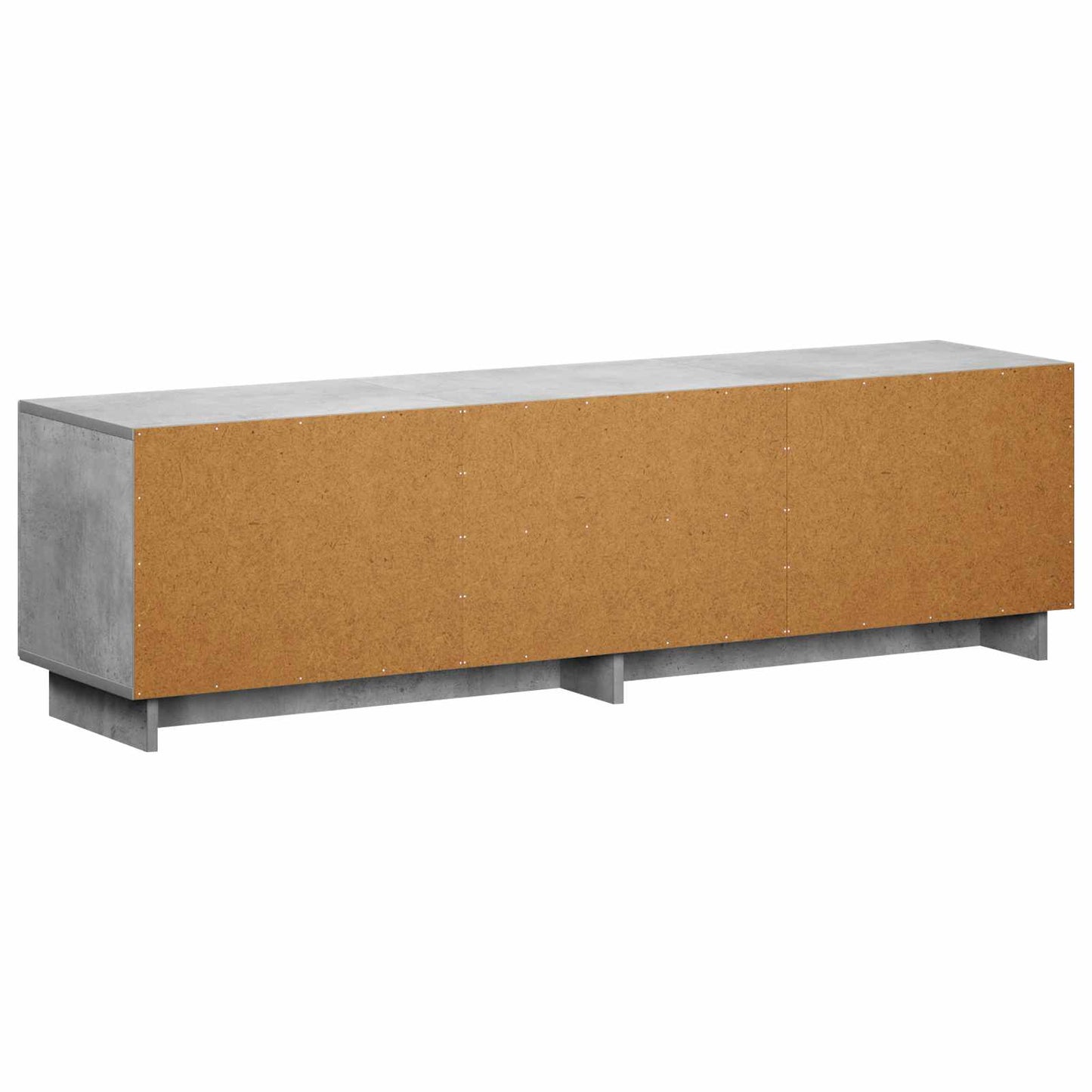 TV állvány 140 x 34,5 x 40 cm Betonszürke Szerelt Fa