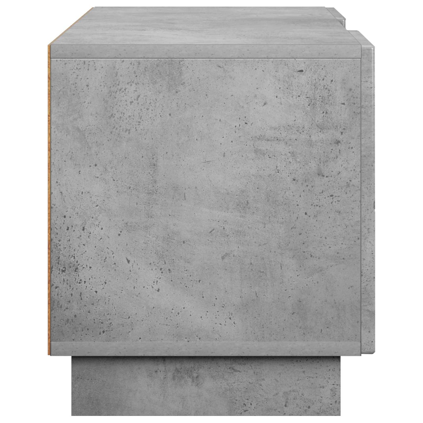 TV állvány 140 x 34,5 x 40 cm Betonszürke Szerelt Fa