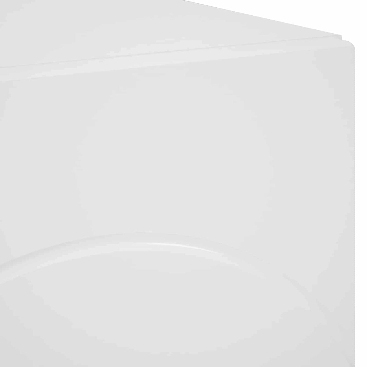 TV állvány 140 x 34,5 x 40 cm Magasfényű Fehér Szerelt Fa