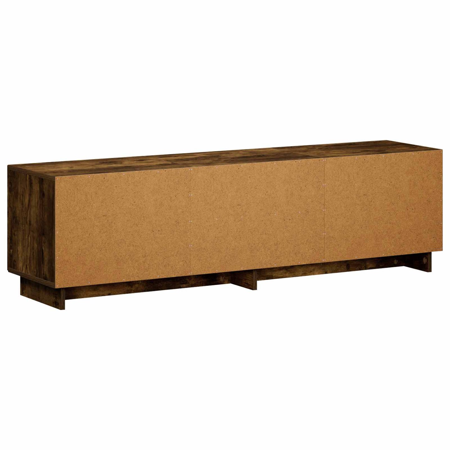 TV állvány 140 x 34,5 x 40 cm Füstös Tölgy Szerelt Fa