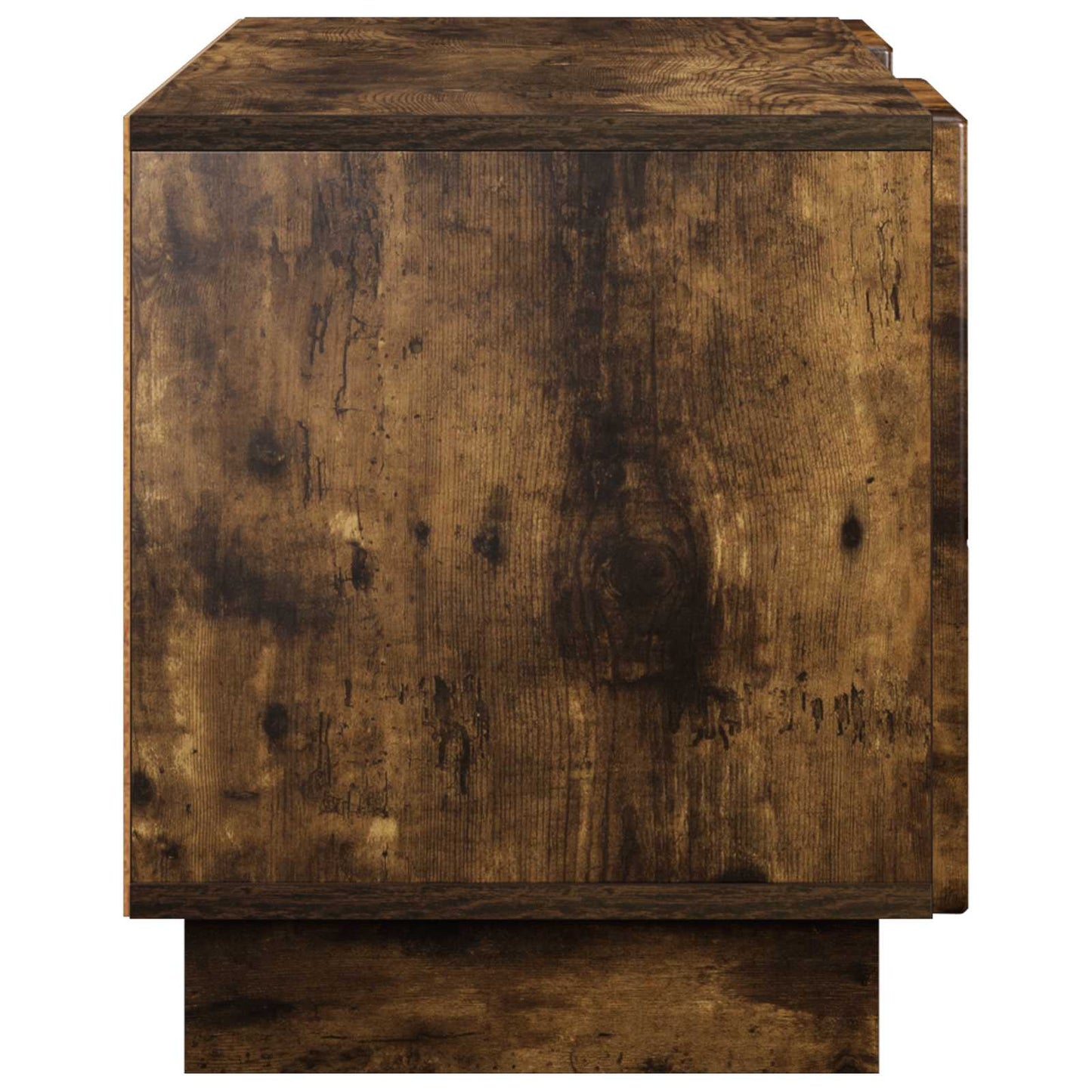 TV állvány 140 x 34,5 x 40 cm Füstös Tölgy Szerelt Fa