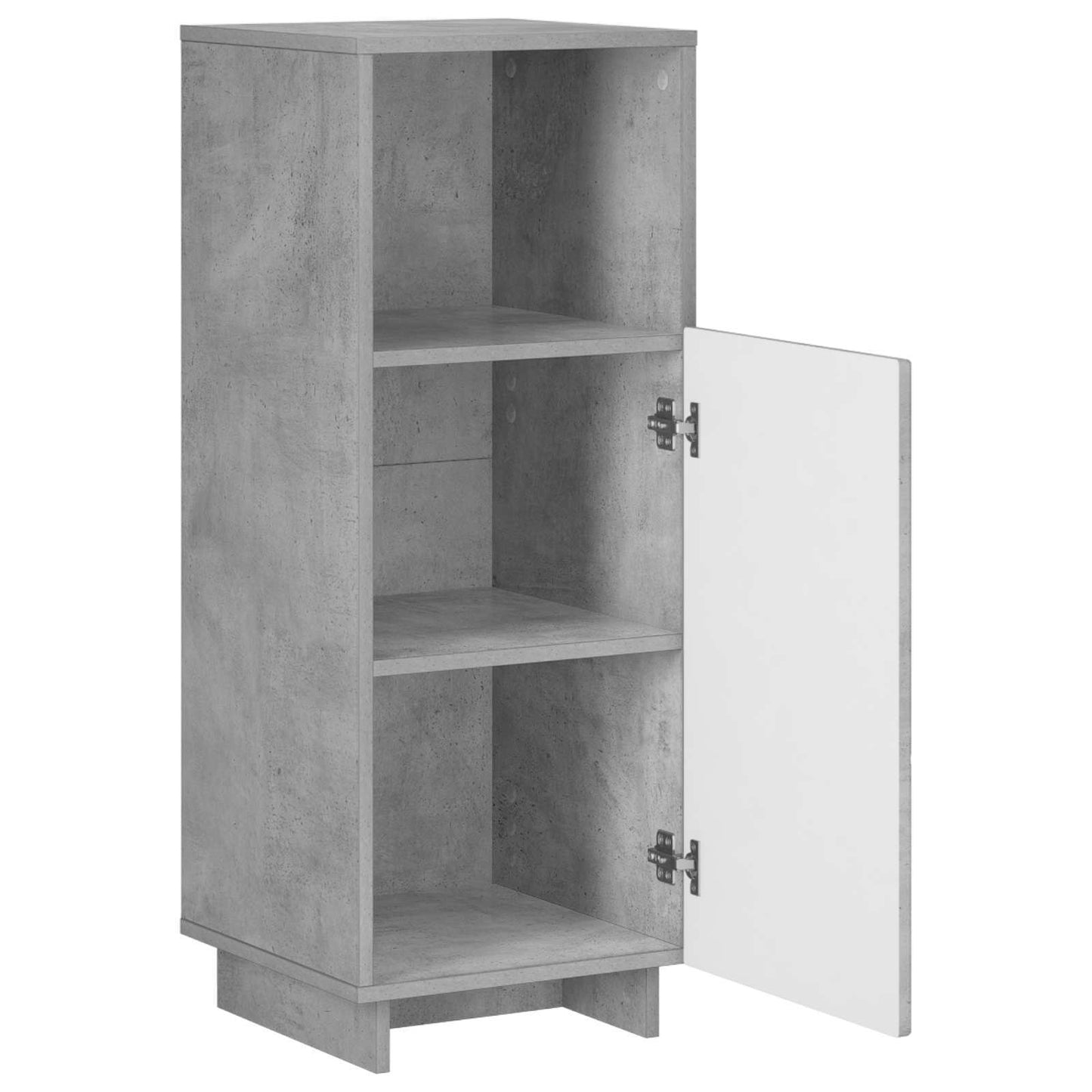 Fürdőszobai szekrény Betonszürke 36.5 x 38 x 95 cm Szerelt Fa
